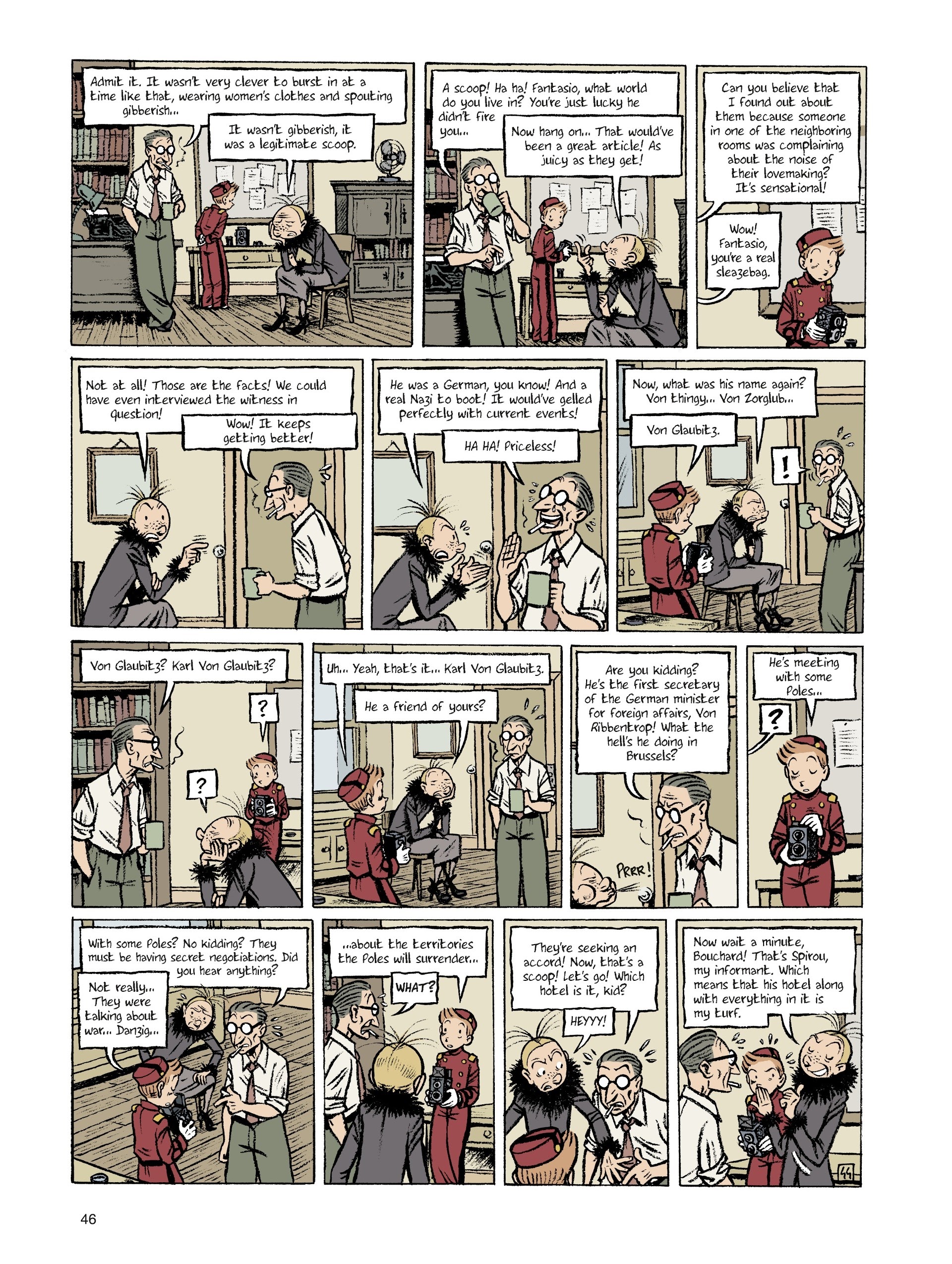 Read online Spirou: The Diary of a Naive Young Man comic -  Issue # TPB - 46