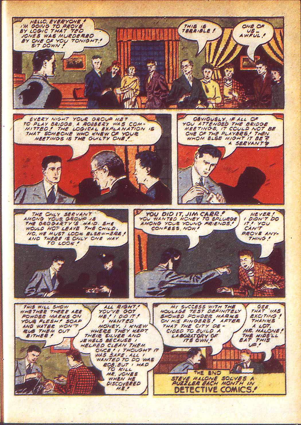 Read online Detective Comics (1937) comic -  Issue #57 - 58