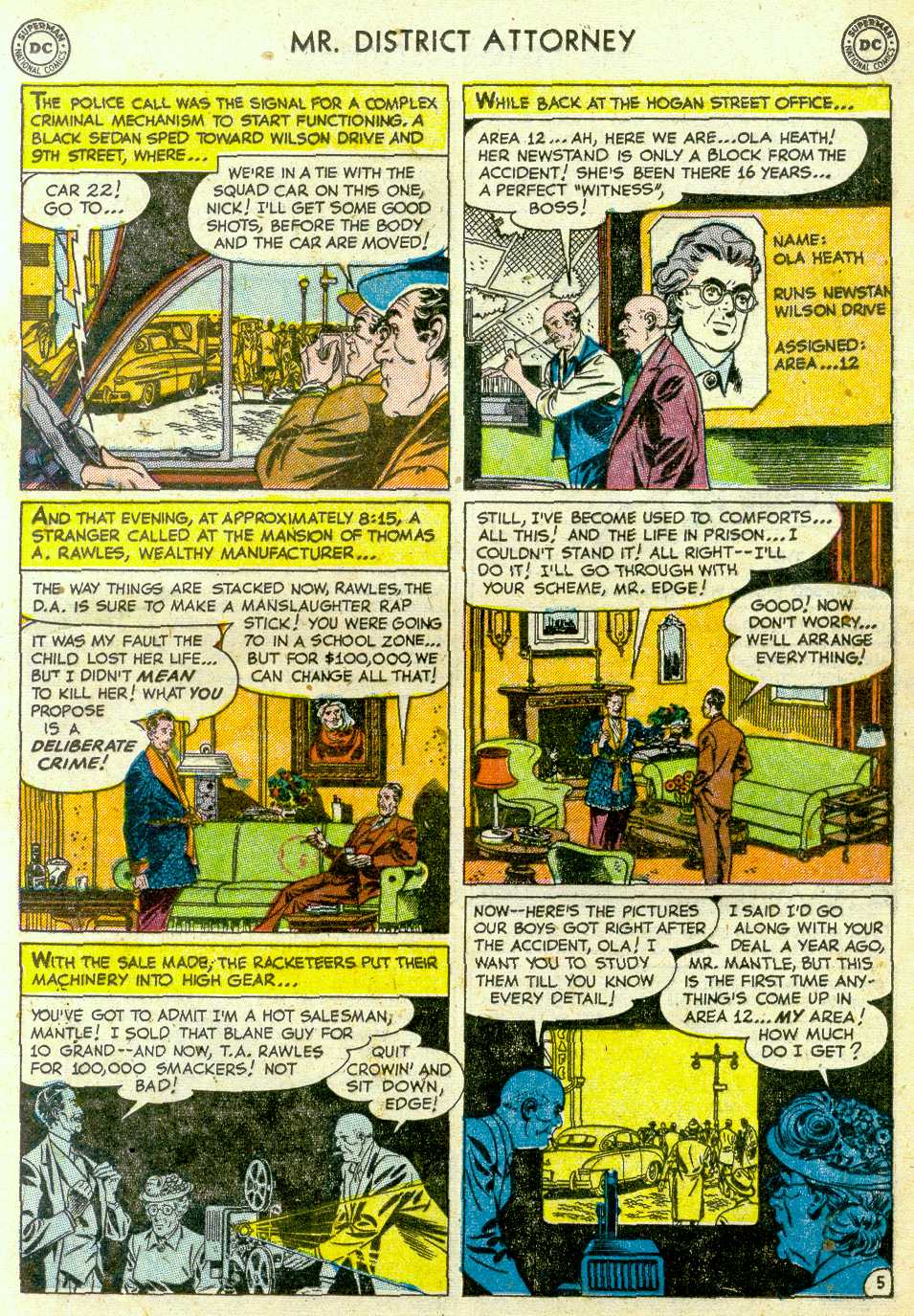 Read online Mr. District Attorney comic -  Issue #24 - 19