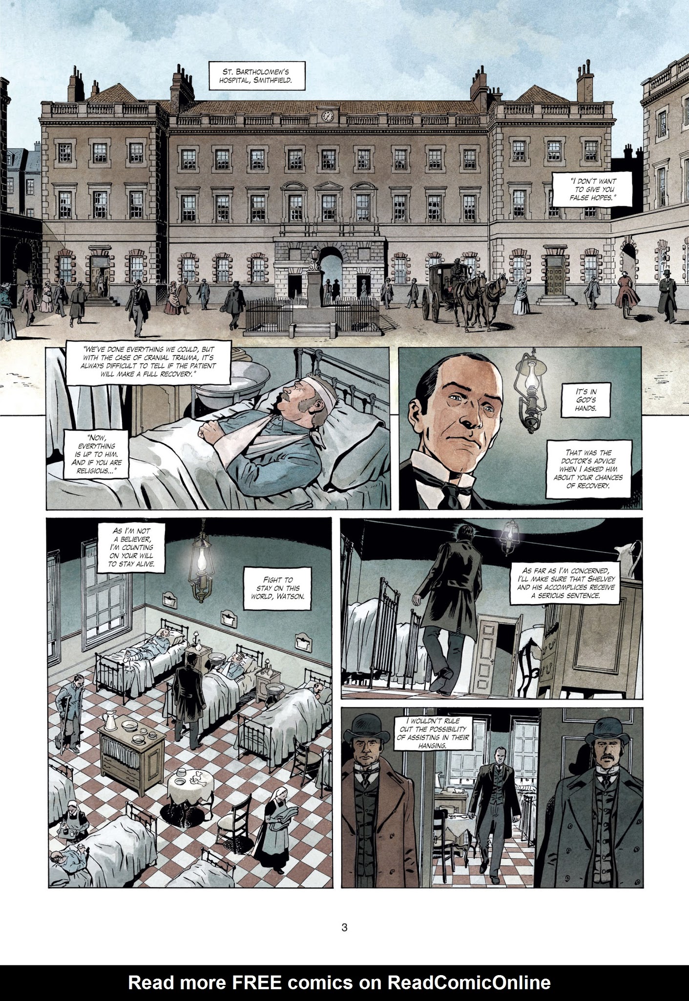 Read online Sherlock Holmes Society comic -  Issue #3 - 3
