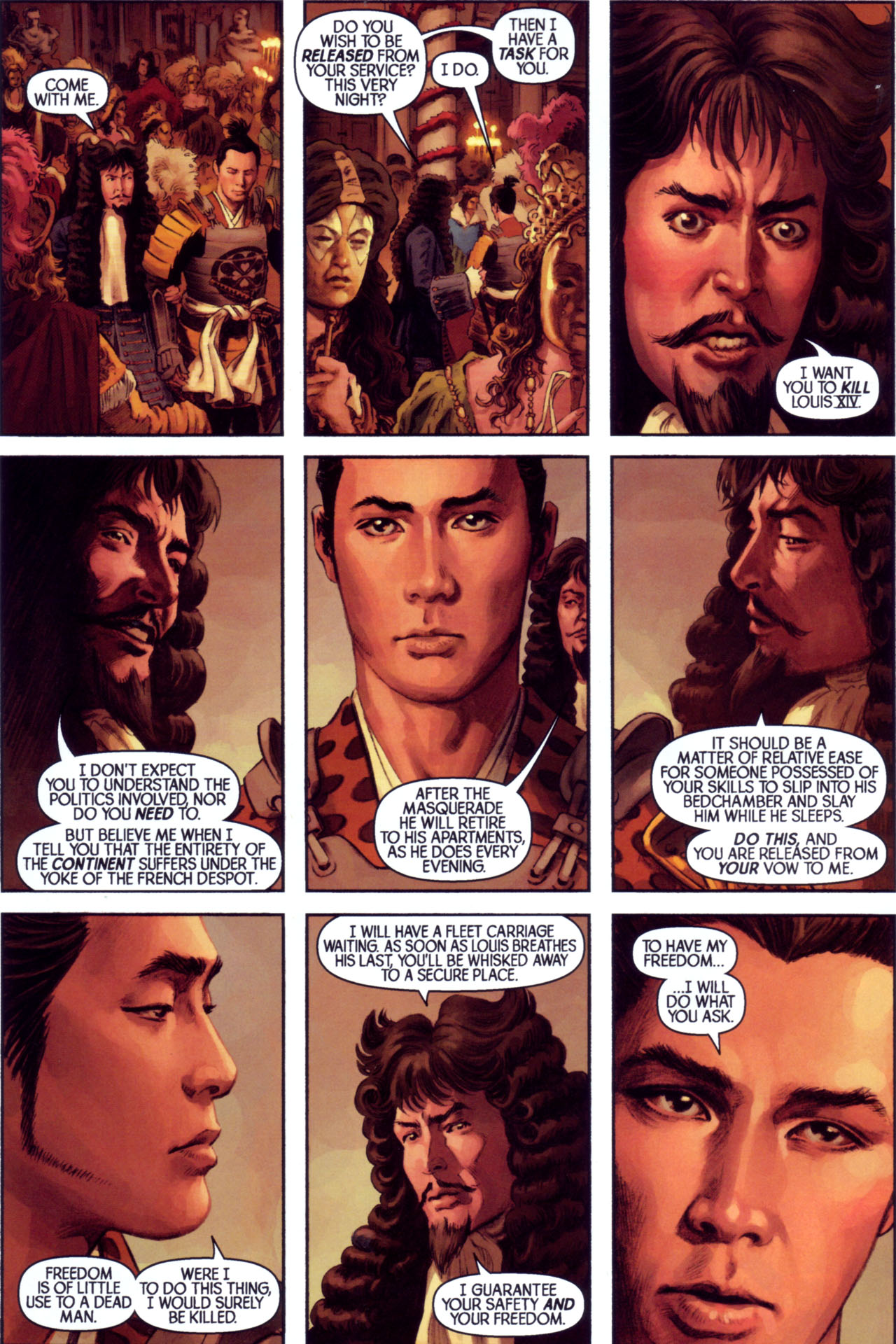 Read online Samurai: Heaven and Earth comic -  Issue #4 - 20