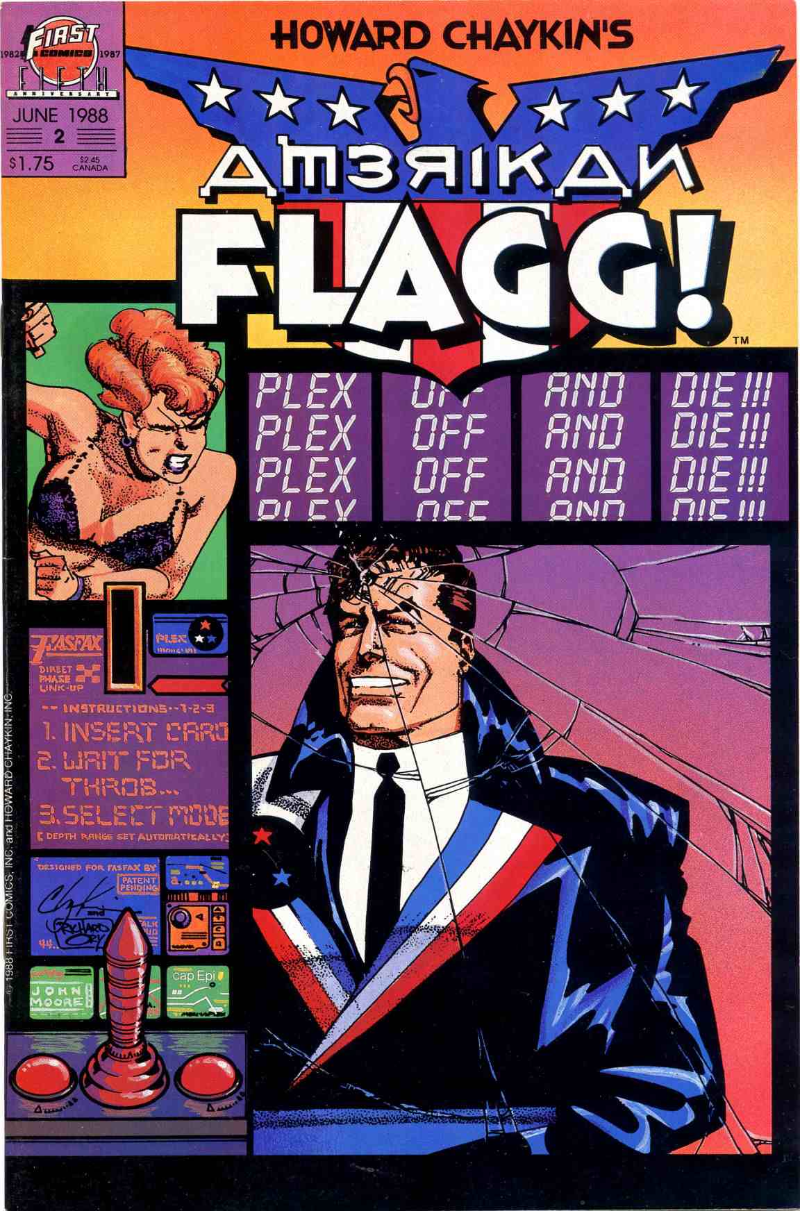 Read online Howard Chaykin's American Flagg comic -  Issue #2 - 1