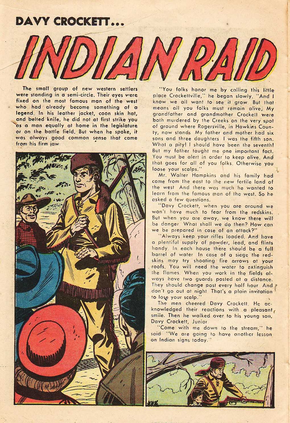 Read online Davy Crockett comic -  Issue #8 - 16