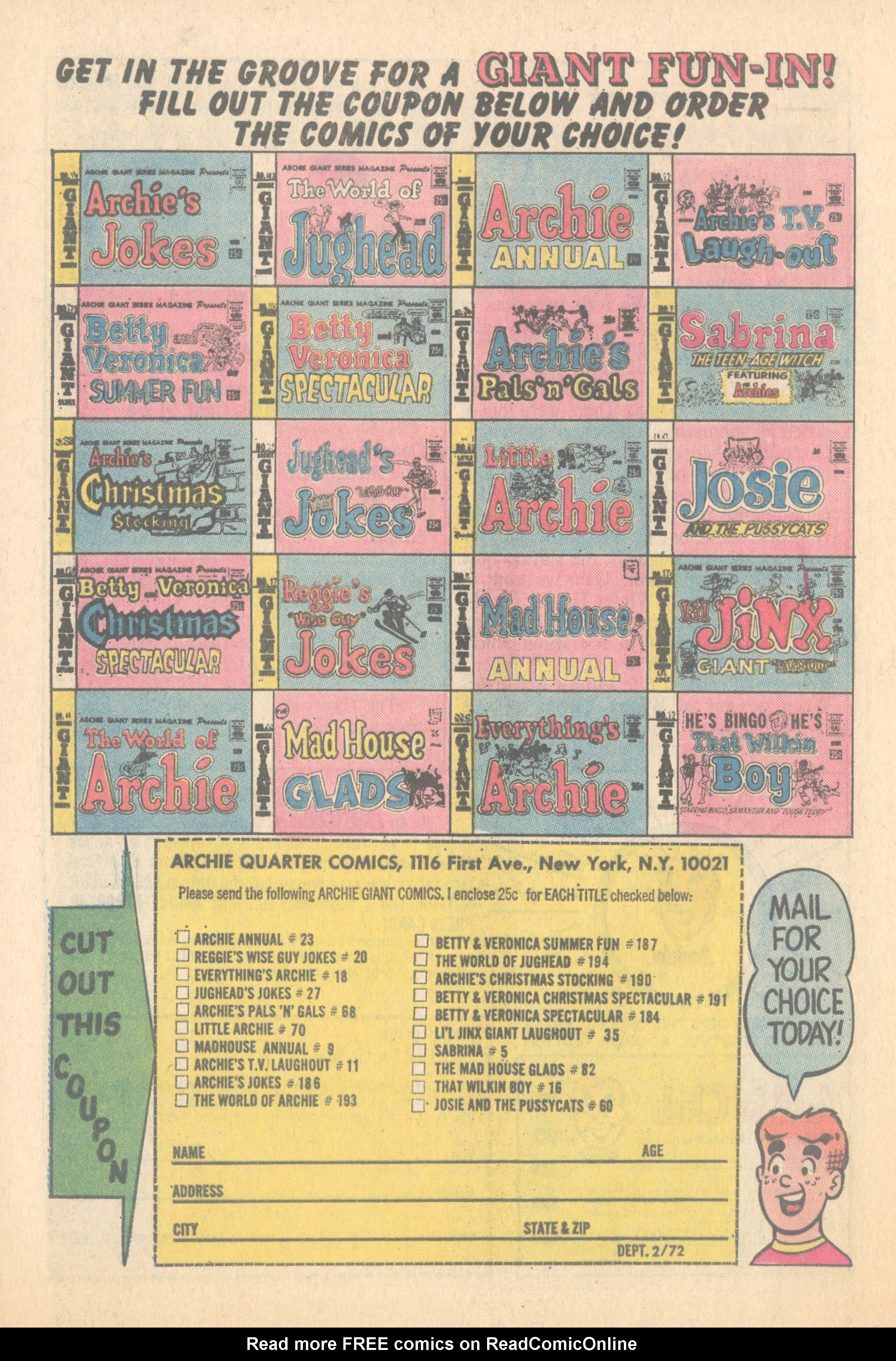 Read online Life With Archie (1958) comic -  Issue #118 - 24