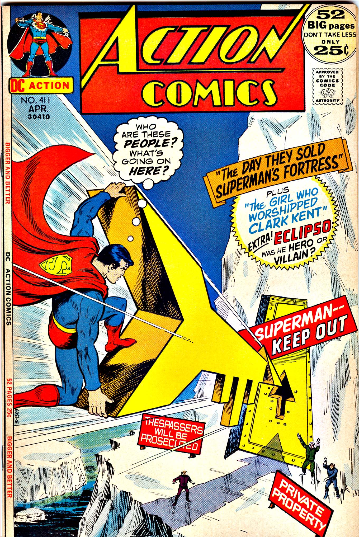 Read online Action Comics (1938) comic -  Issue #411 - 1