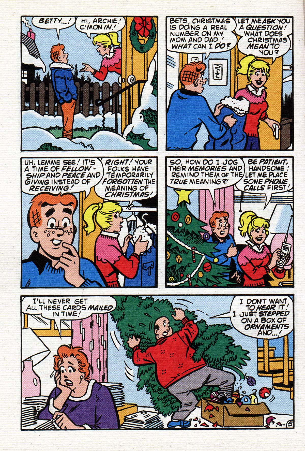Read online Archie's Holiday Fun Digest comic -  Issue #5 - 36