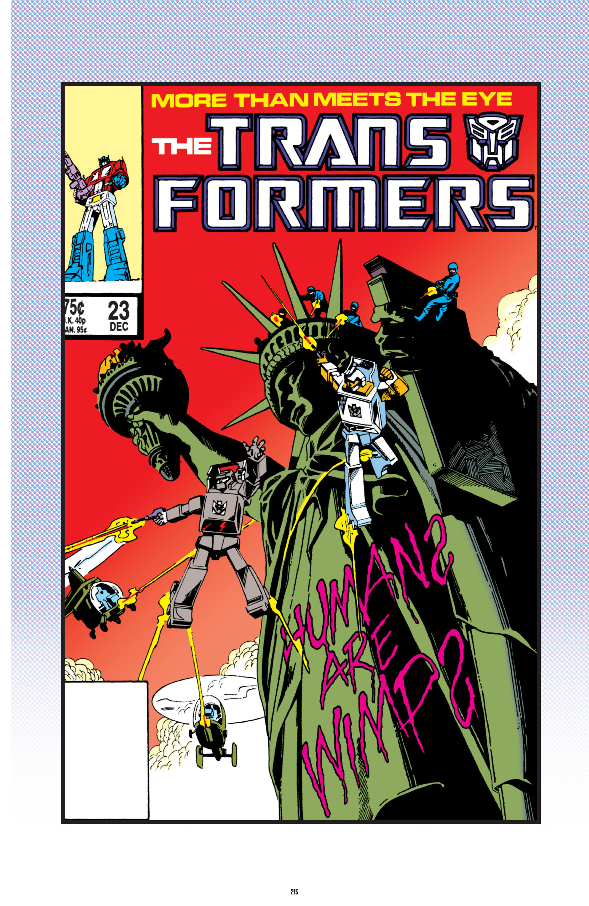 Read online The Transformers Classics comic -  Issue # TPB 2 - 216