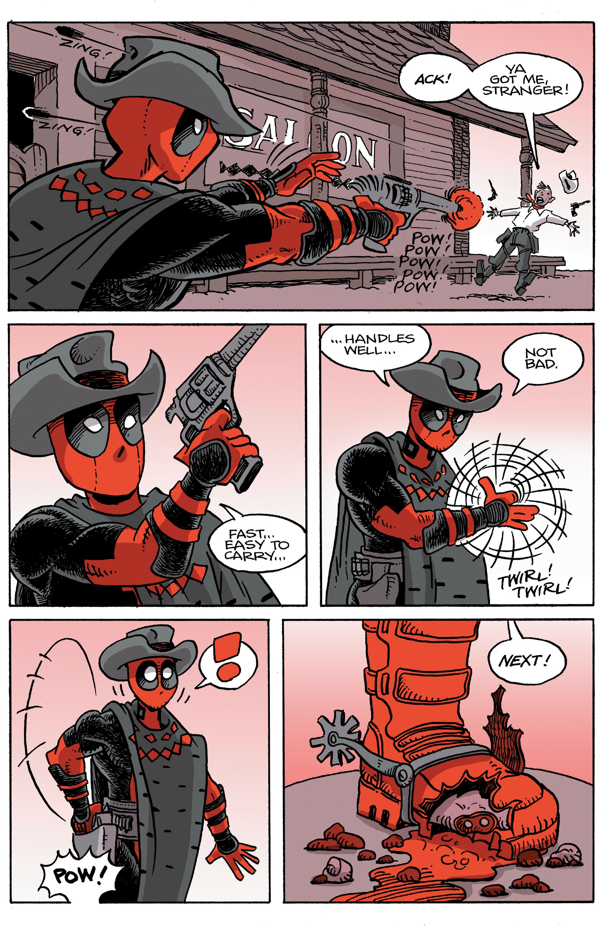 Read online Deadpool: Black, White & Blood comic -  Issue #3 - 29