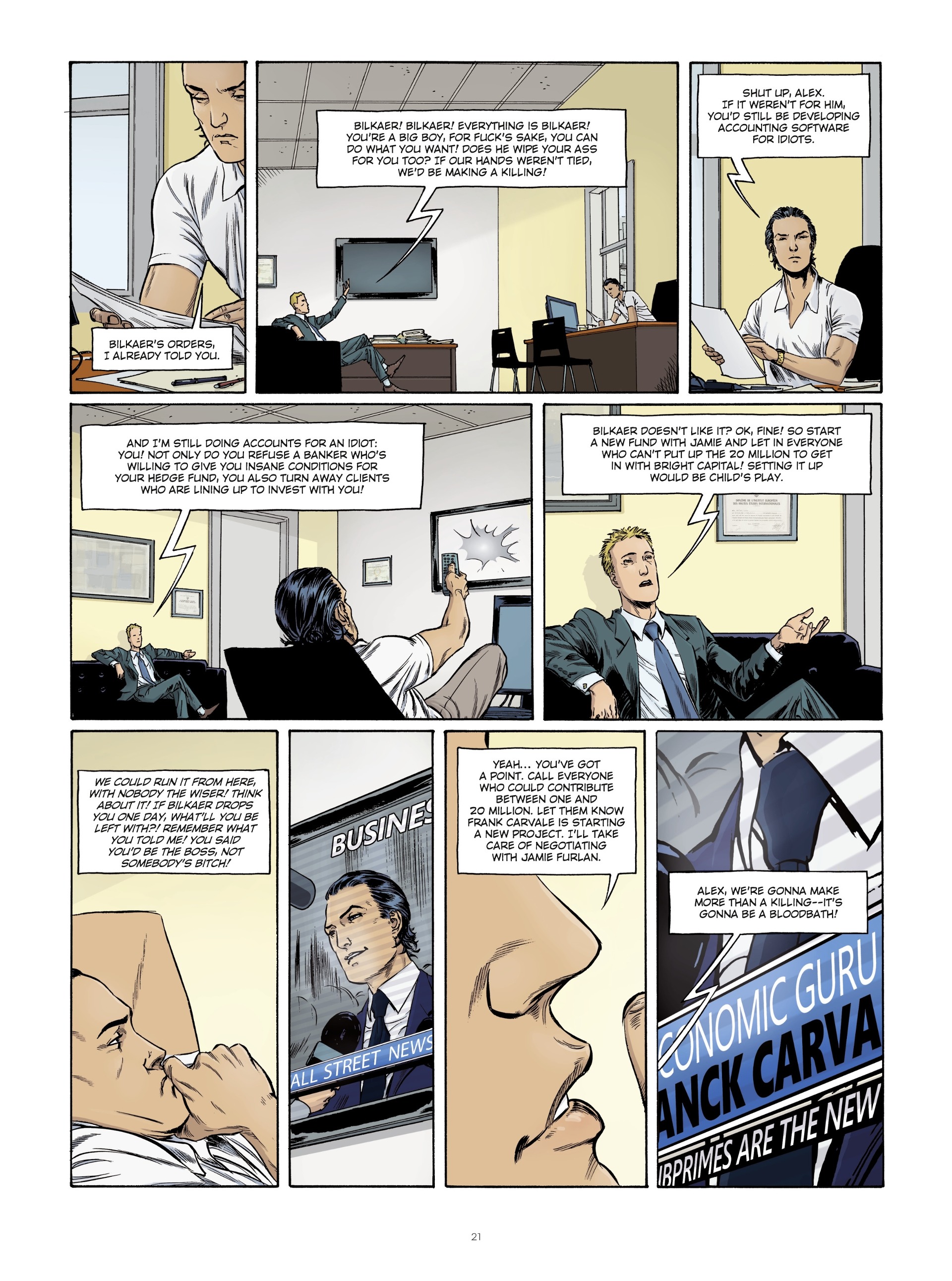 Read online Hedge Fund comic -  Issue #2 - 21