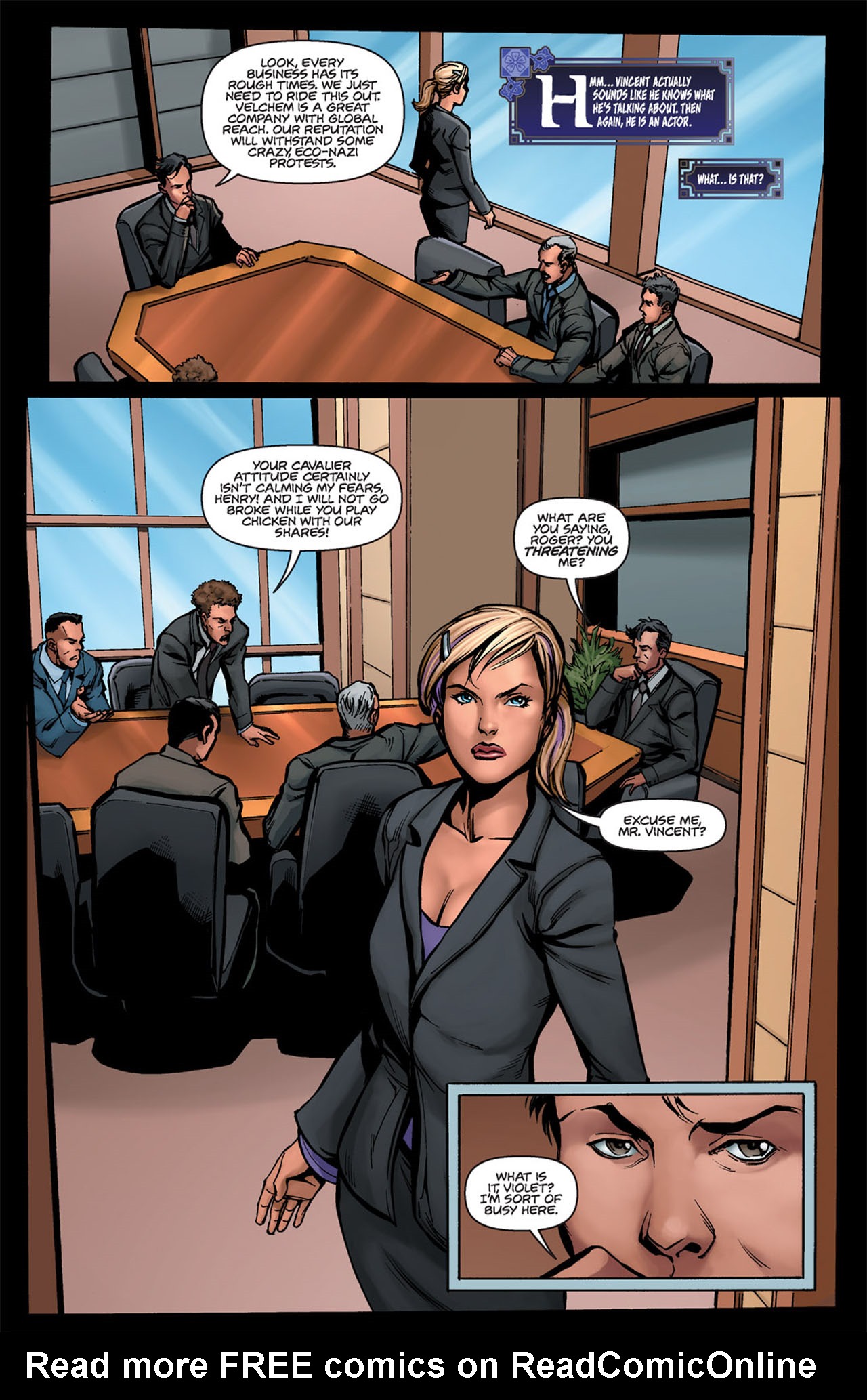 Read online Executive Assistant: Violet comic -  Issue #1 - 15