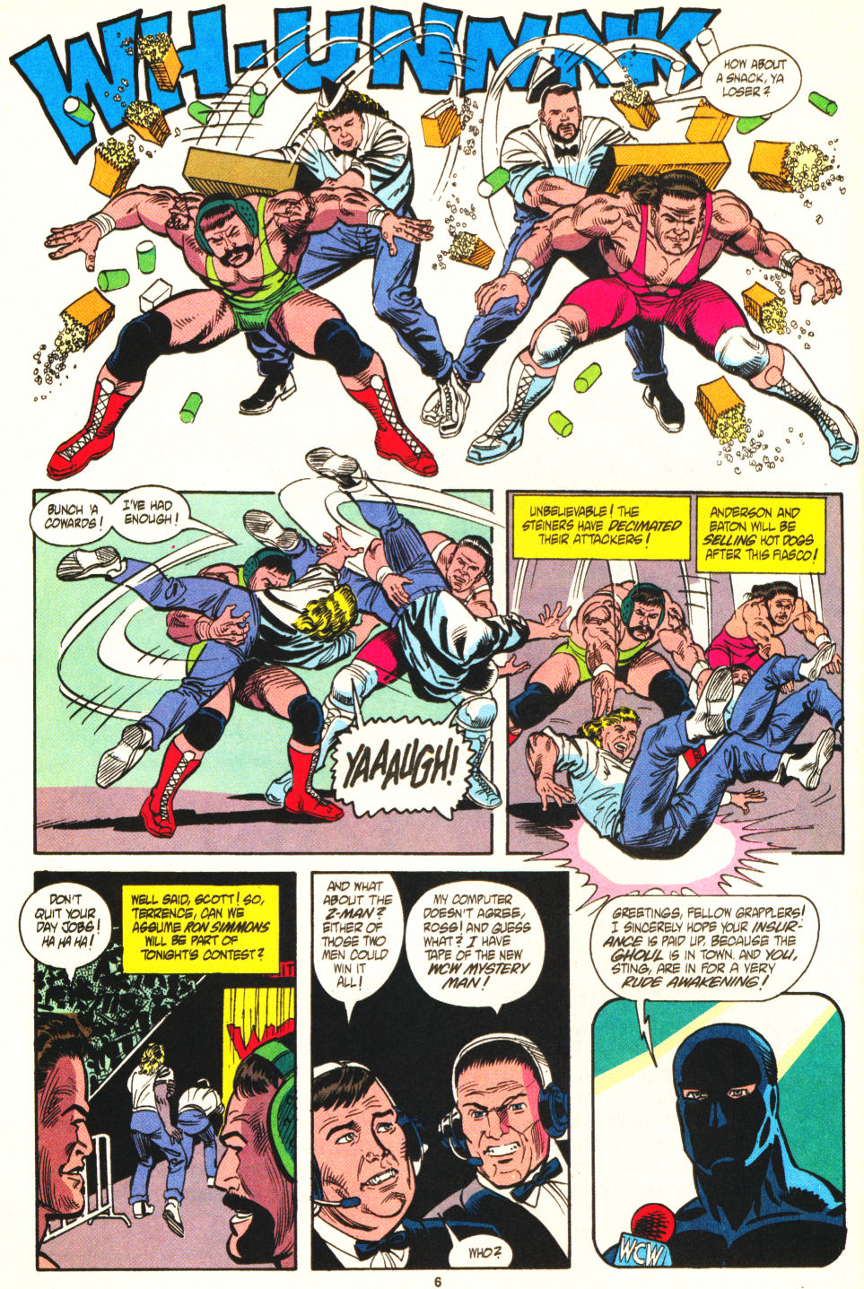 Read online WCW World Championship Wrestling comic -  Issue #2 - 6