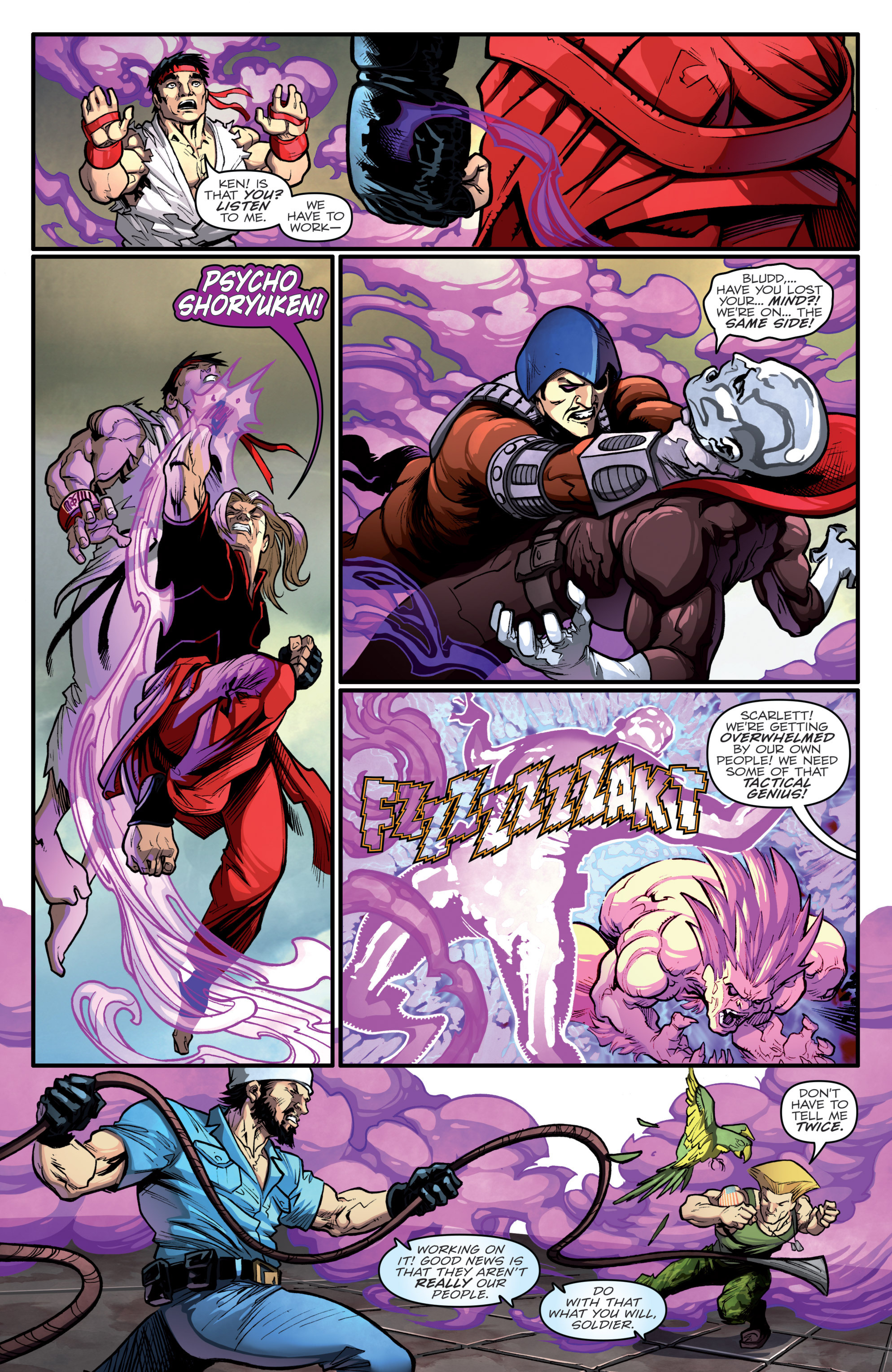 Read online Street Fighter X G.I. Joe comic -  Issue #6 - 6