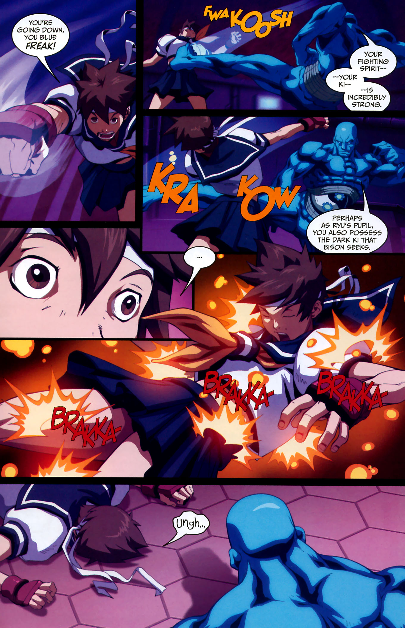 Read online Street Fighter IV comic -  Issue #3 - 21