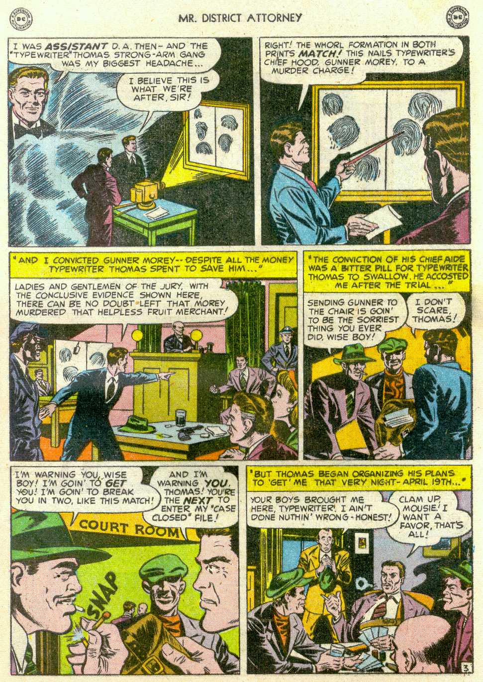 Read online Mr. District Attorney comic -  Issue #6 - 43