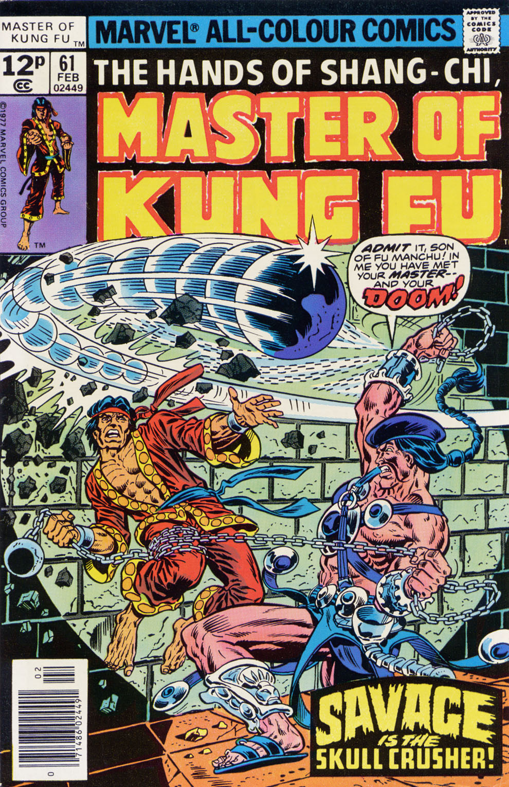 Read online Master of Kung Fu (1974) comic -  Issue #61 - 1