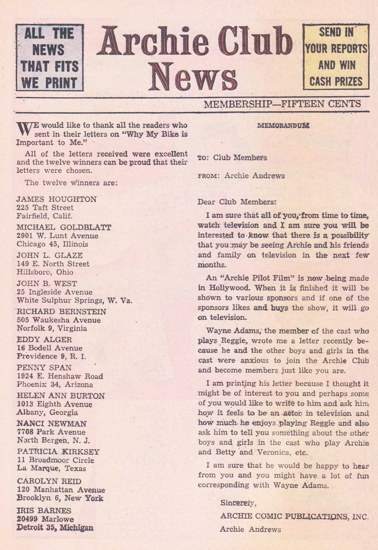 Read online Archie's Pals 'N' Gals (1952) comic -  Issue #24 - 30