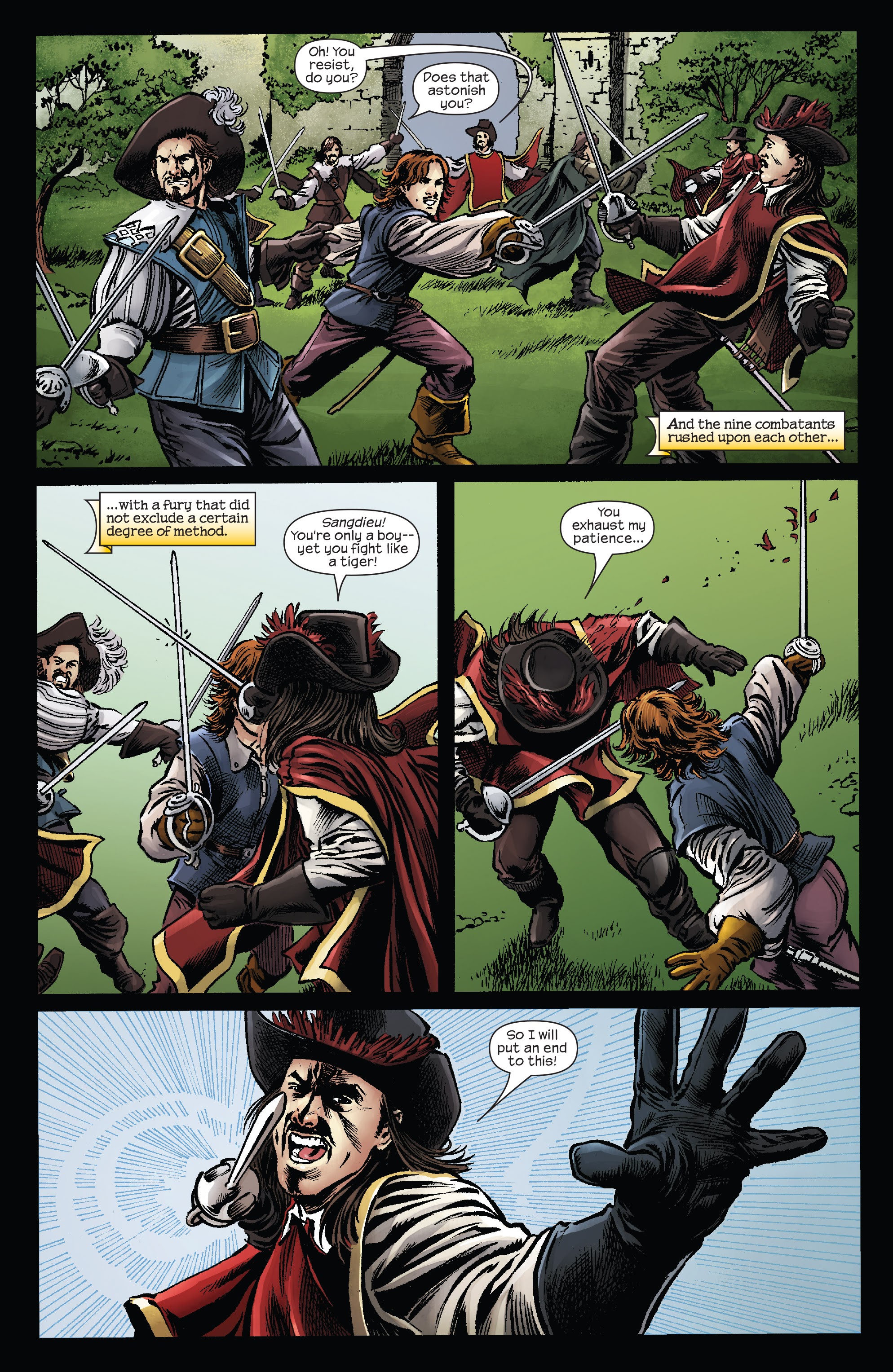 Read online Marvel Illustrated: The Three Musketeers comic -  Issue #1 - 21