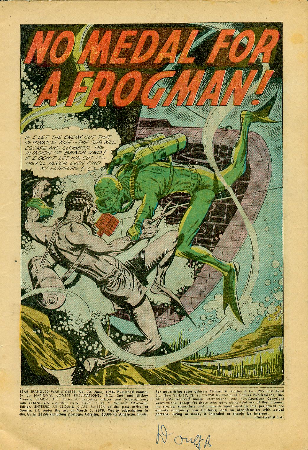 Read online Star Spangled War Stories (1952) comic -  Issue #70 - 3