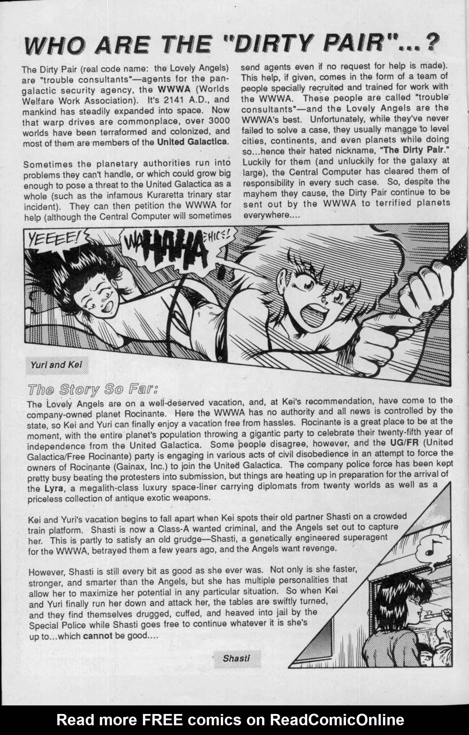 Read online Dirty Pair II comic -  Issue #3 - 4