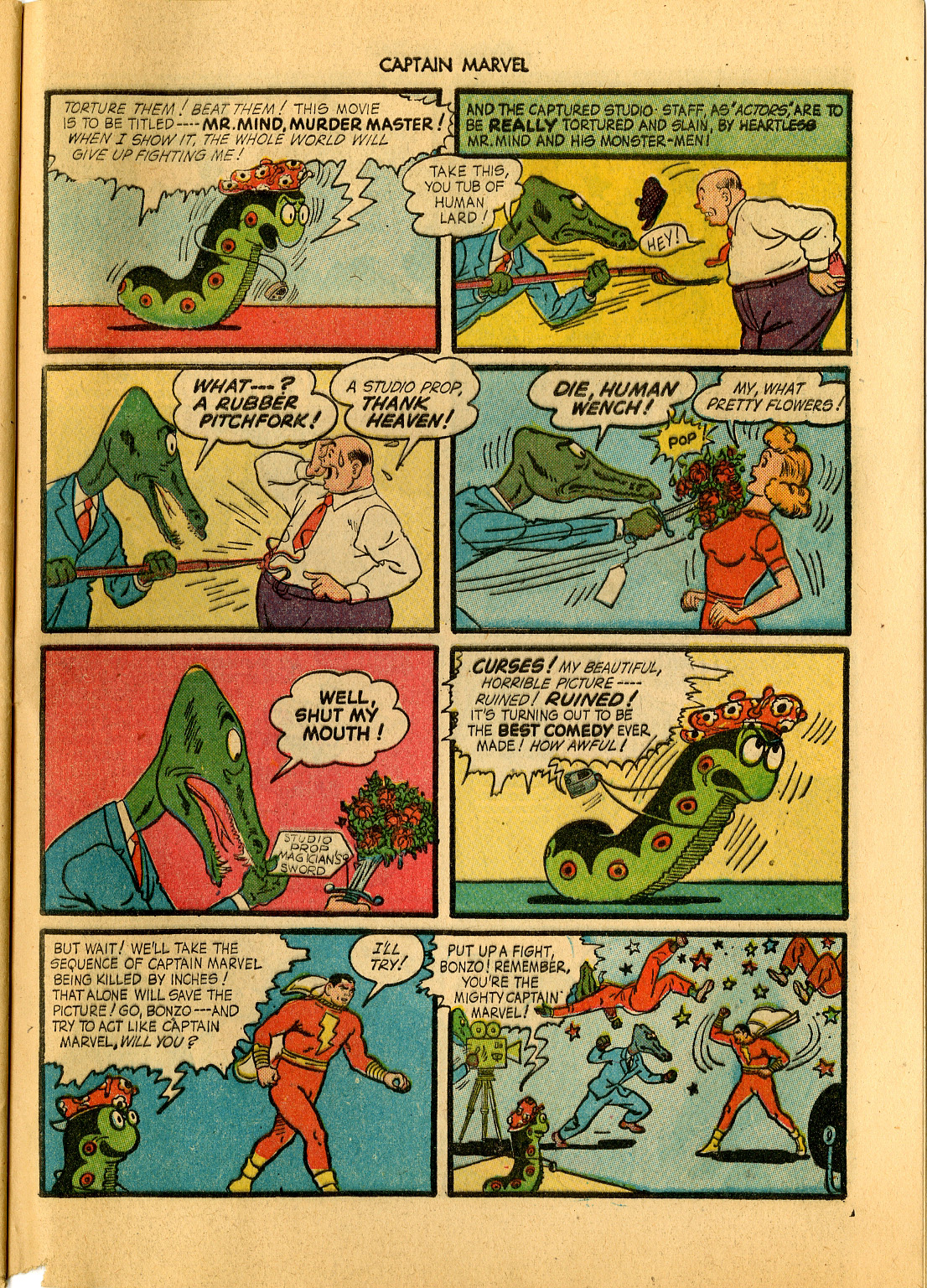 Read online Captain Marvel Adventures comic -  Issue #39 - 45