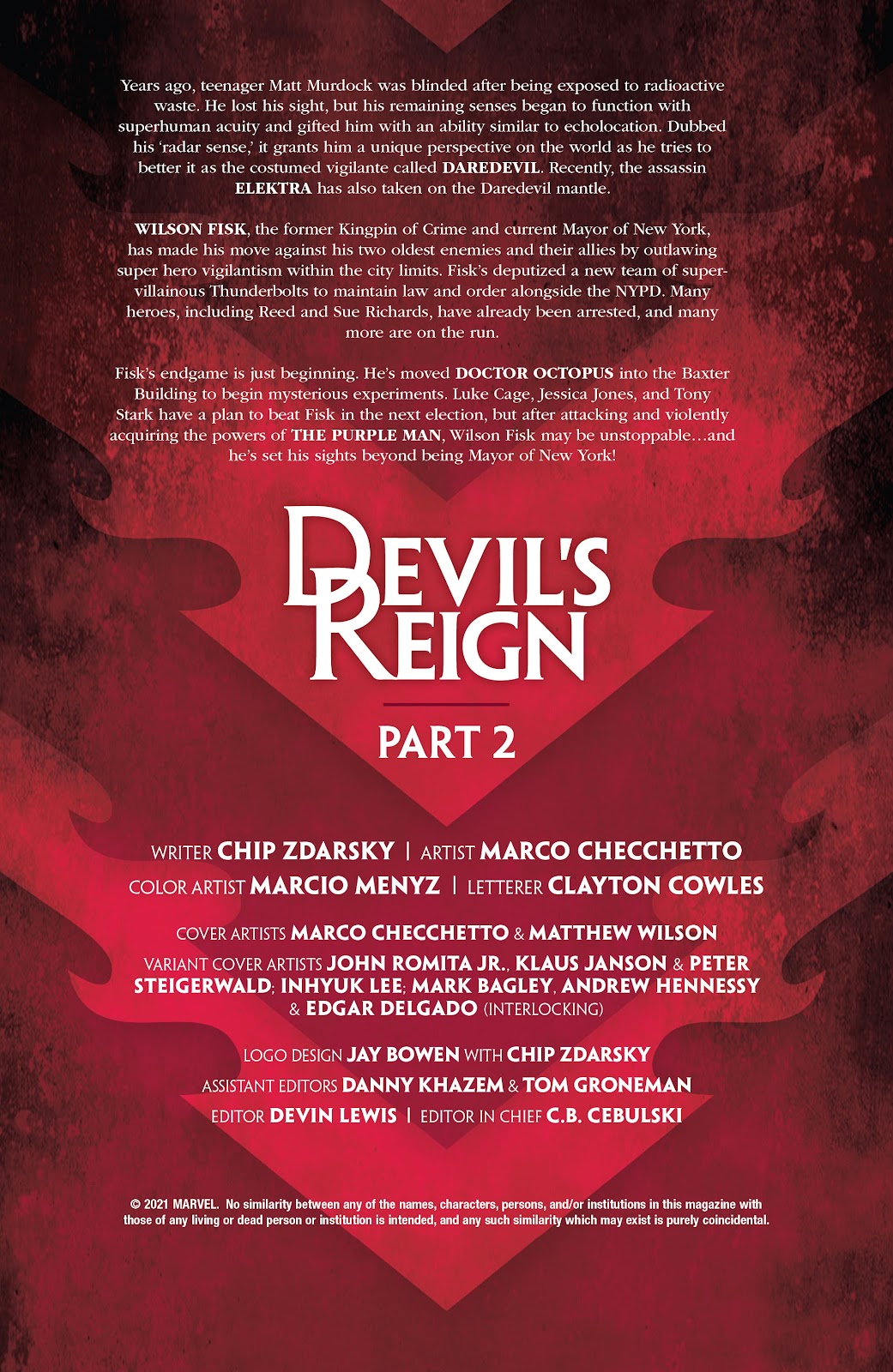 Devil's Reign issue 2 - Page 2