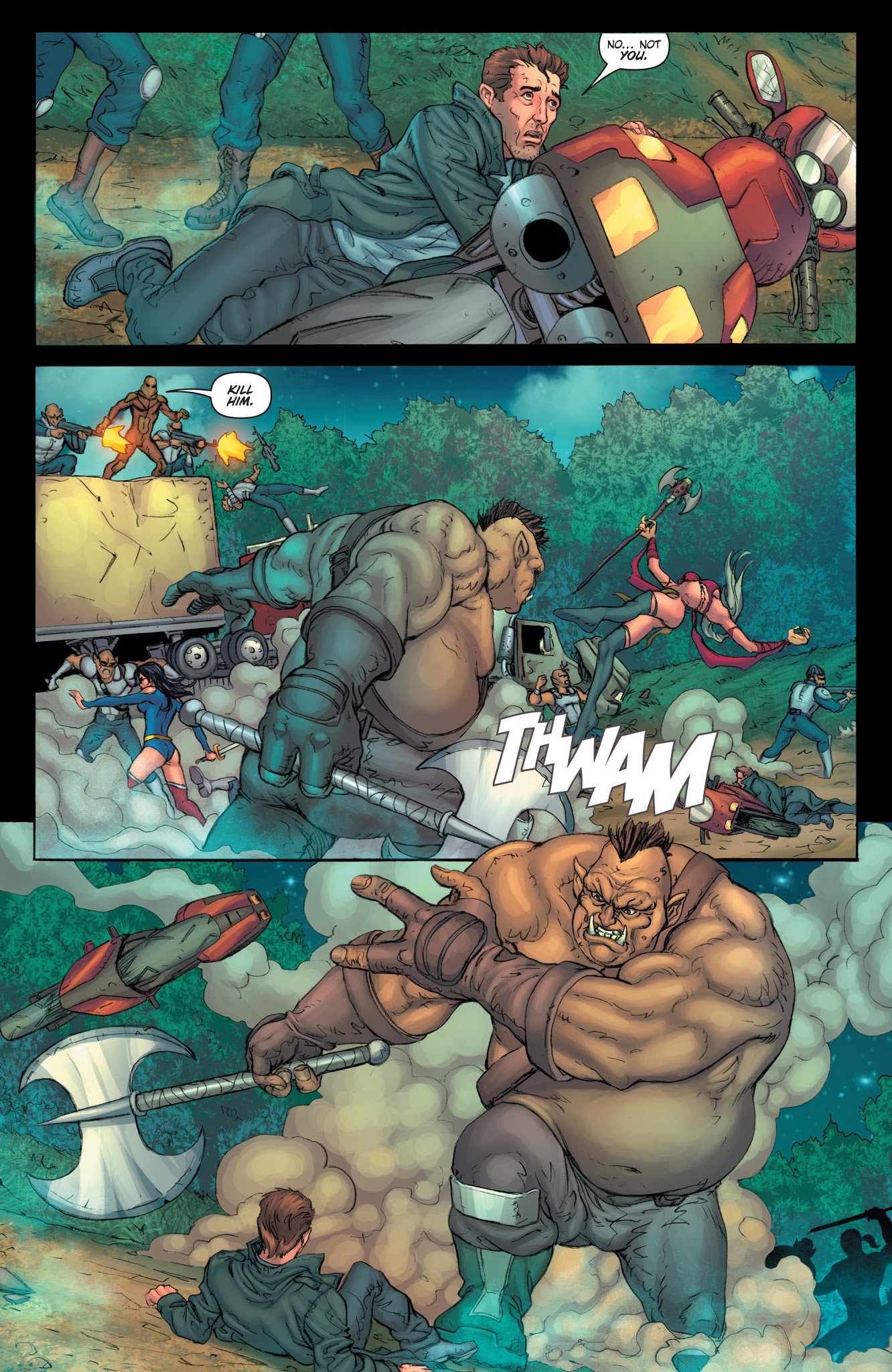 Read online Grimm Fairy Tales presents Realm War Age of Darkness comic -  Issue #3 - 6