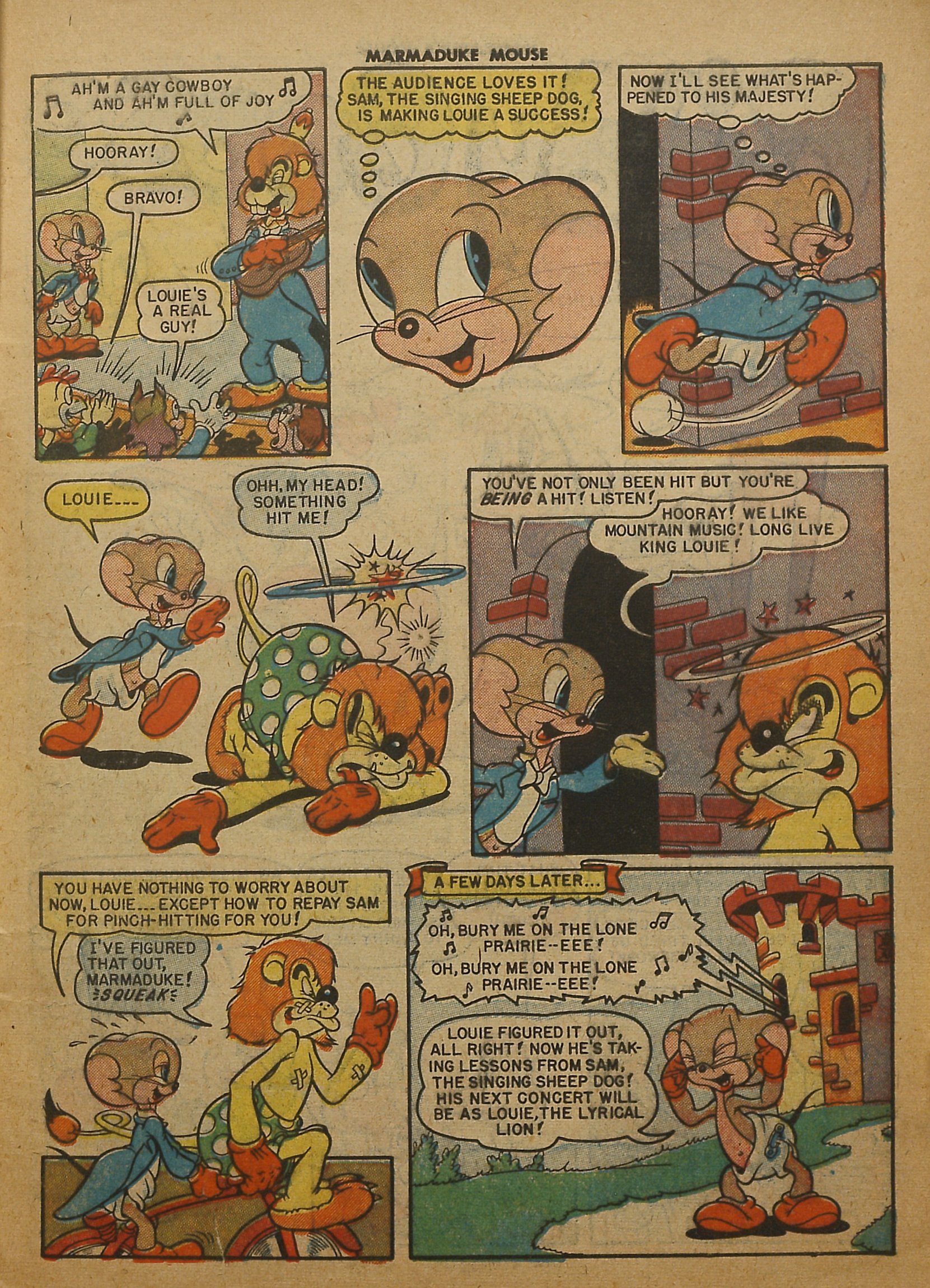 Read online Marmaduke Mouse comic -  Issue #18 - 9