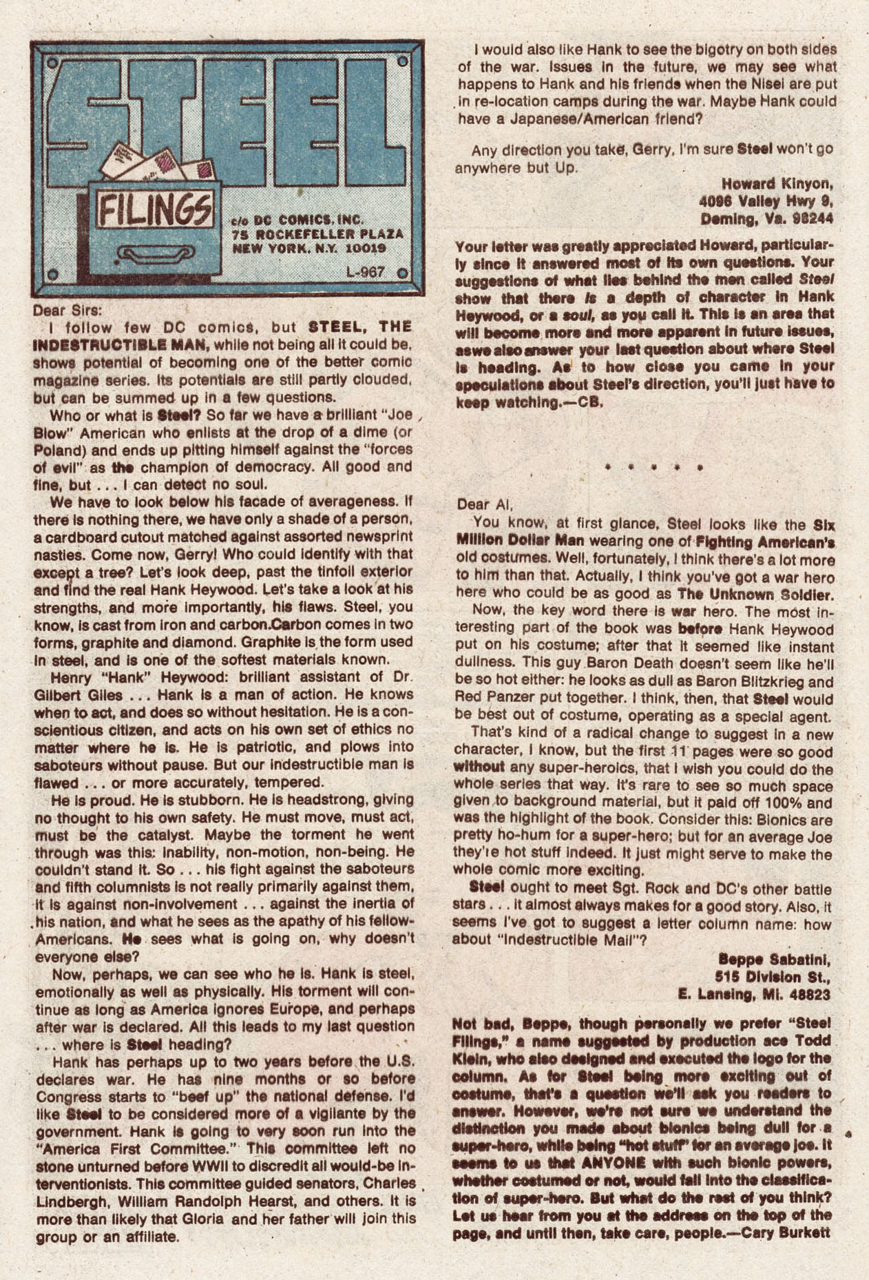 Read online Steel, The Indestructible Man comic -  Issue #3 - 32