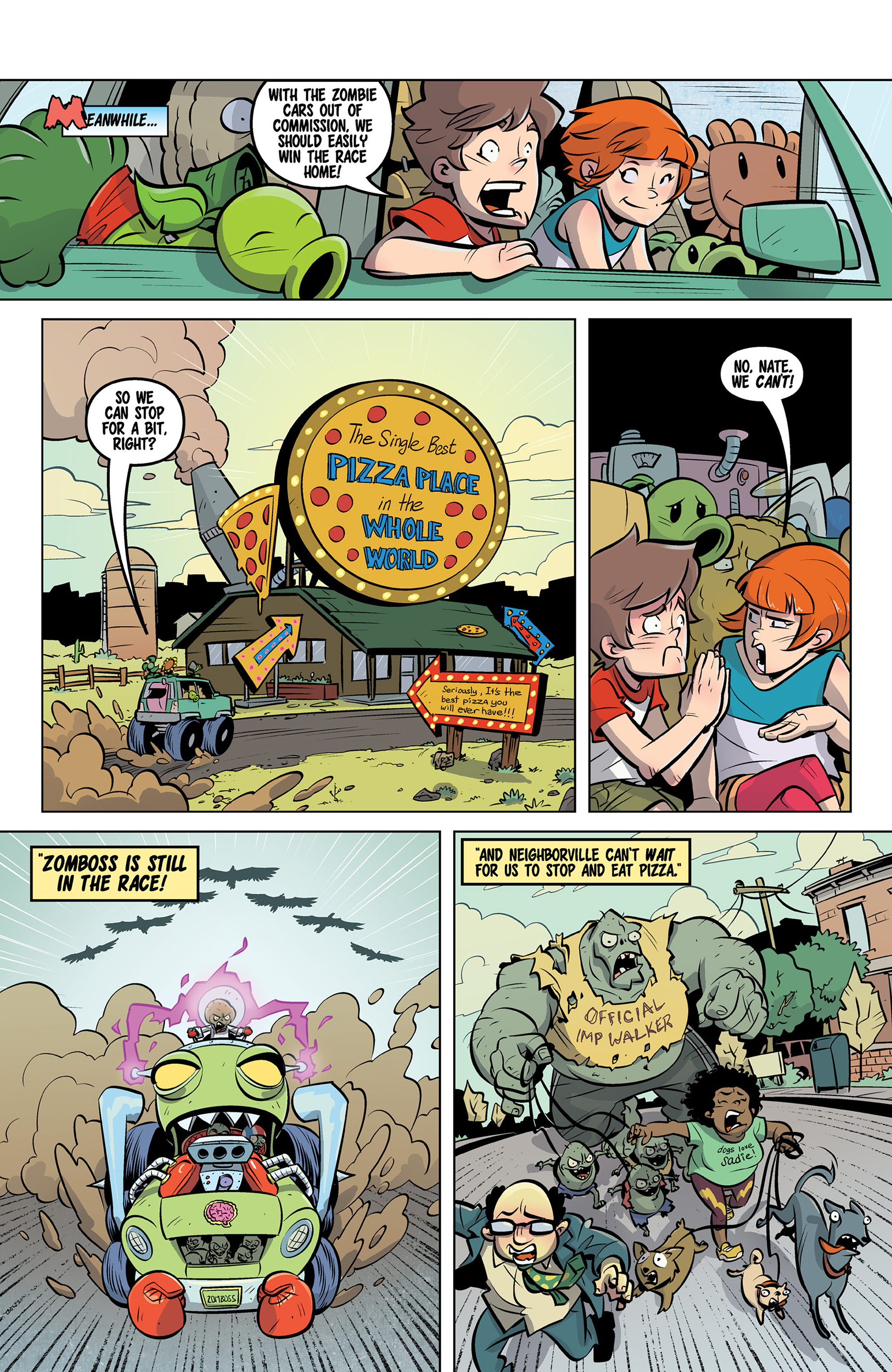 Read online Plants vs. Zombies: Petal to the Metal comic -  Issue #8 - 21