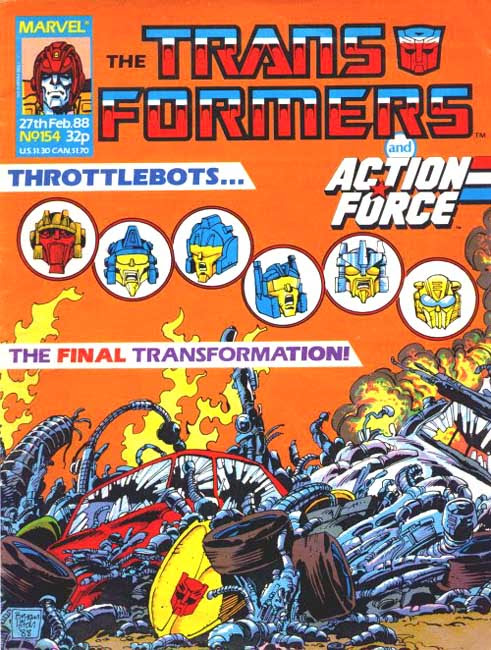Read online The Transformers (UK) comic -  Issue #154 - 1