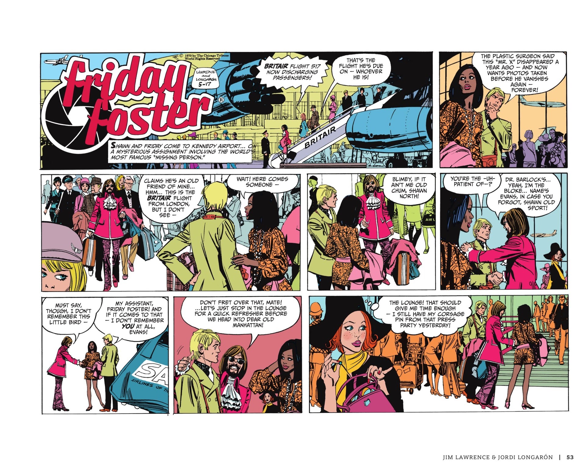 Read online Friday Foster: The Sunday Strips comic -  Issue # TPB (Part 1) - 54