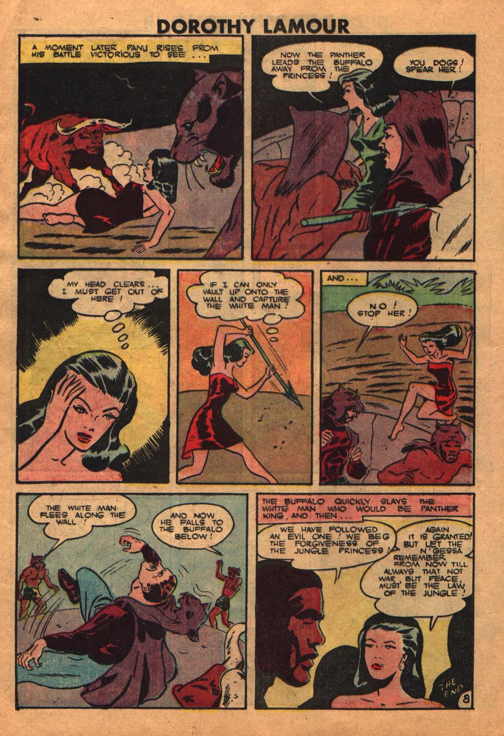 Read online Dorothy Lamour Jungle Princess comic -  Issue #2 - 20