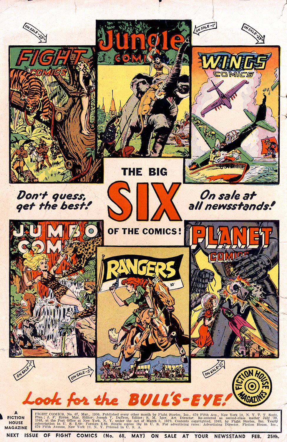 Read online Fight Comics comic -  Issue #67 - 2