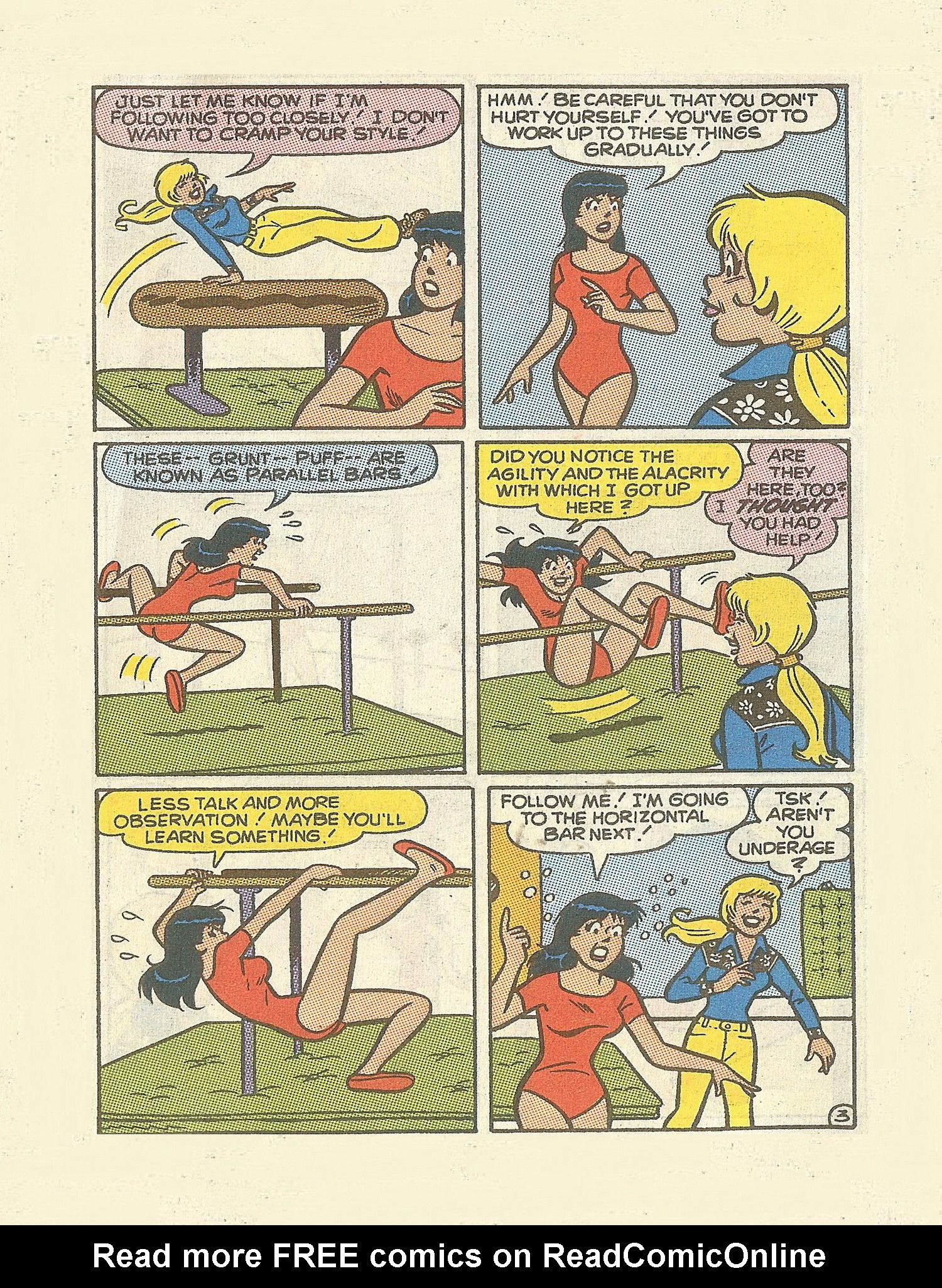Read online Betty and Veronica Digest Magazine comic -  Issue #55 - 61