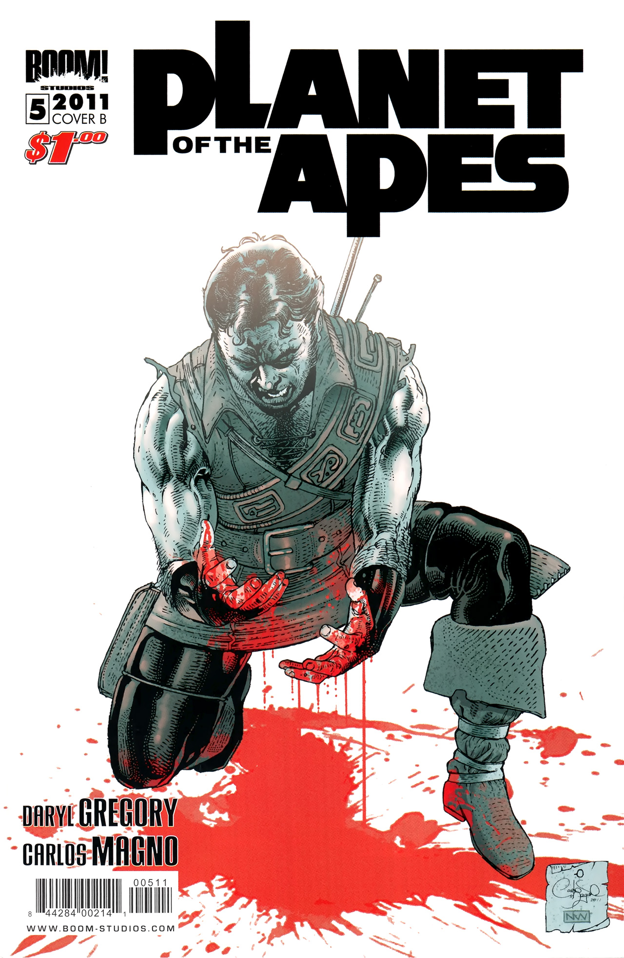 Read online Planet of the Apes (2011) comic -  Issue #5 - 2