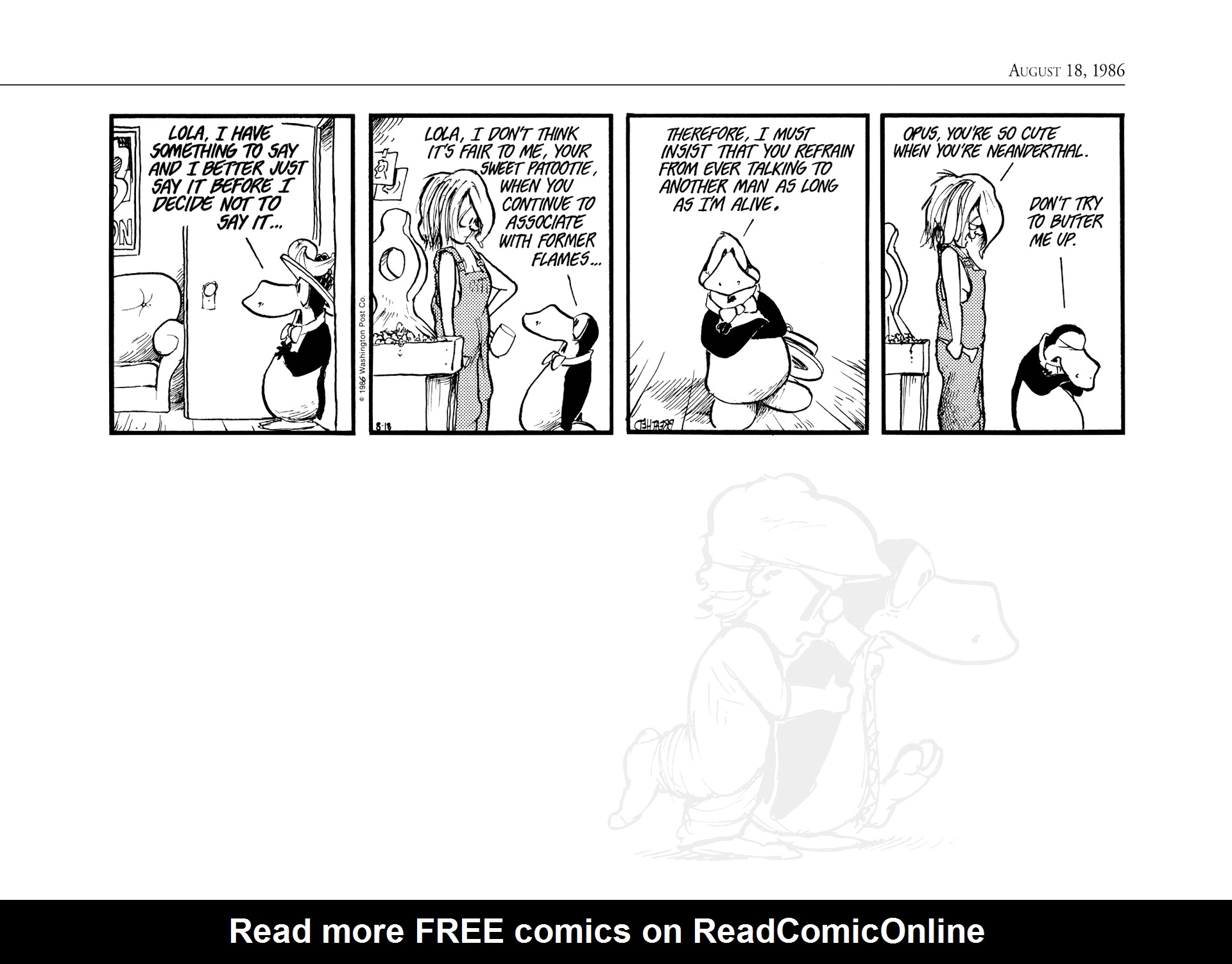 Read online The Bloom County Digital Library comic -  Issue # TPB 6 (Part 2) - 89