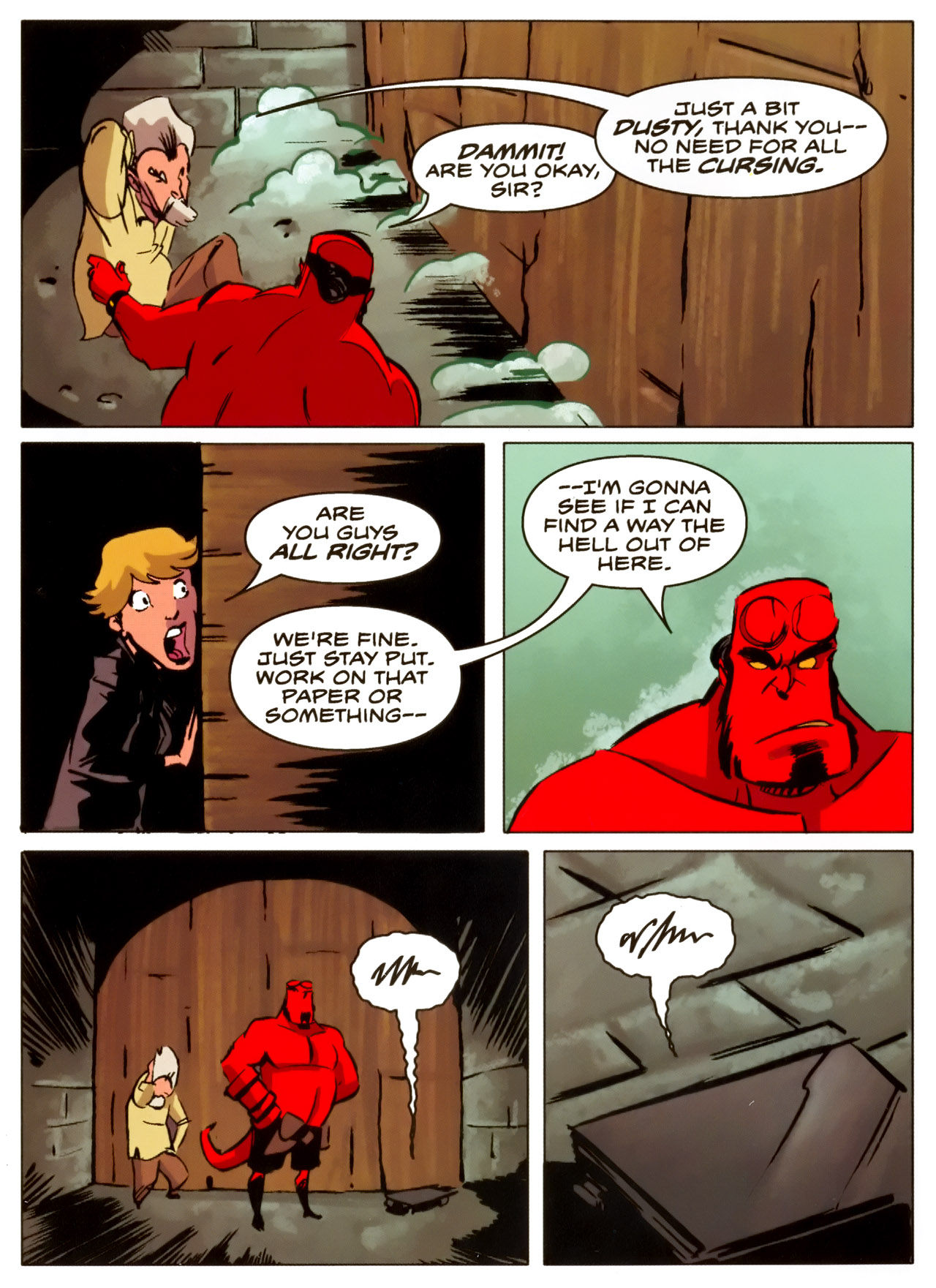 Read online Hellboy Animated: The Menagerie comic -  Issue # TPB - 28