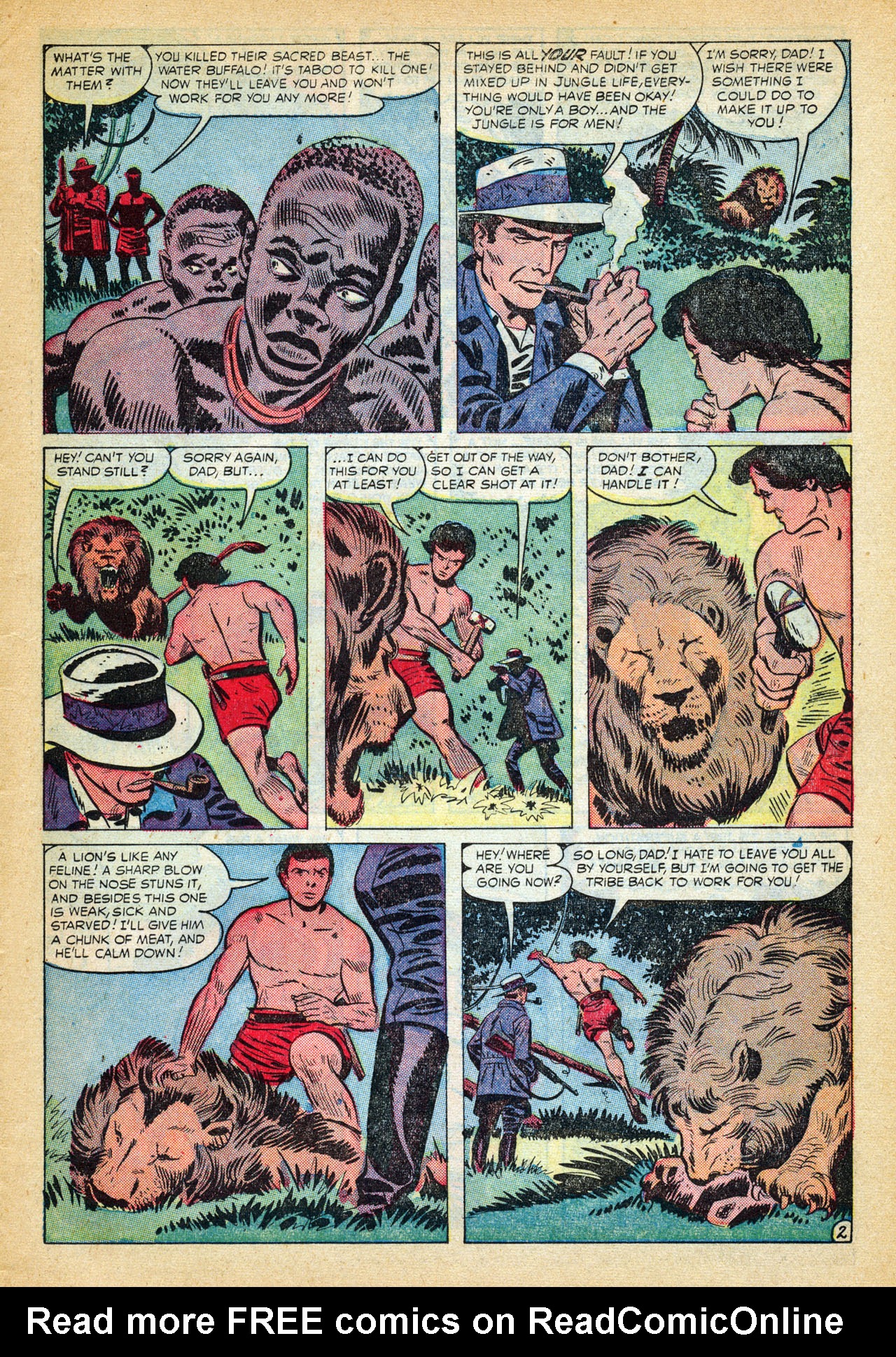 Read online Jungle Action (1954) comic -  Issue #5 - 11