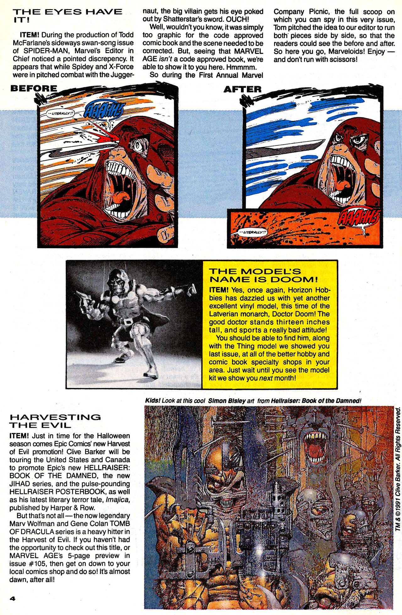 Read online Marvel Age comic -  Issue #107 - 6