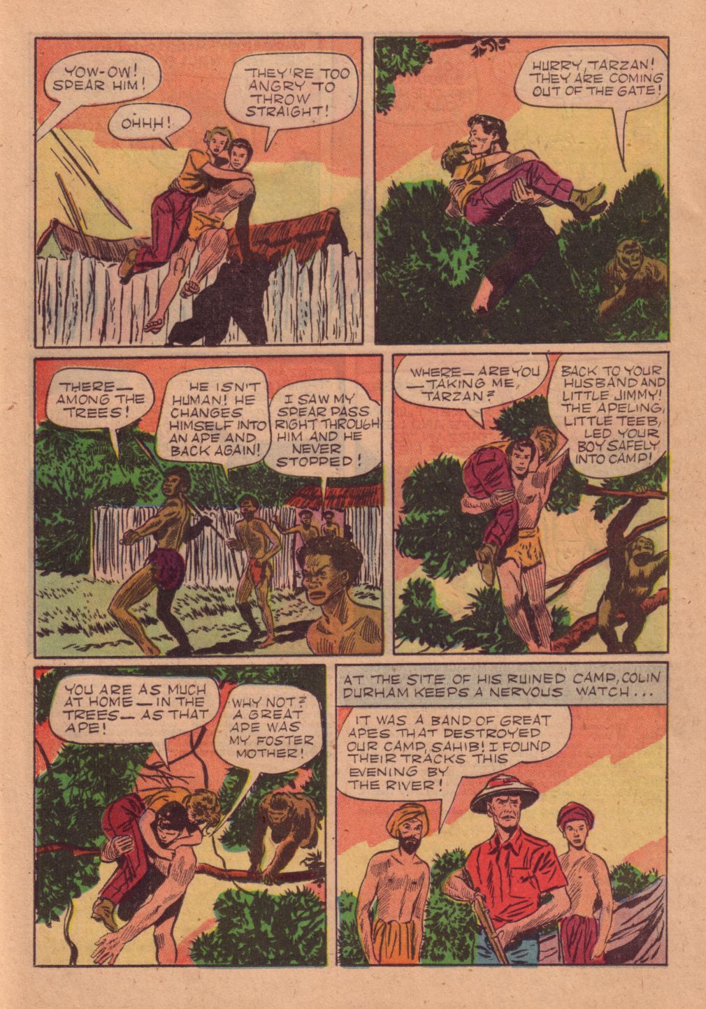 Read online Tarzan (1948) comic -  Issue #27 - 25