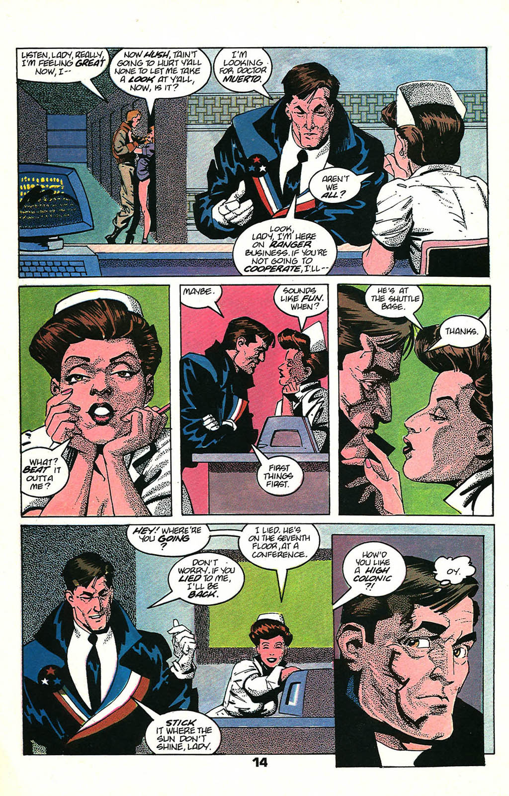Read online American Flagg! comic -  Issue #48 - 18