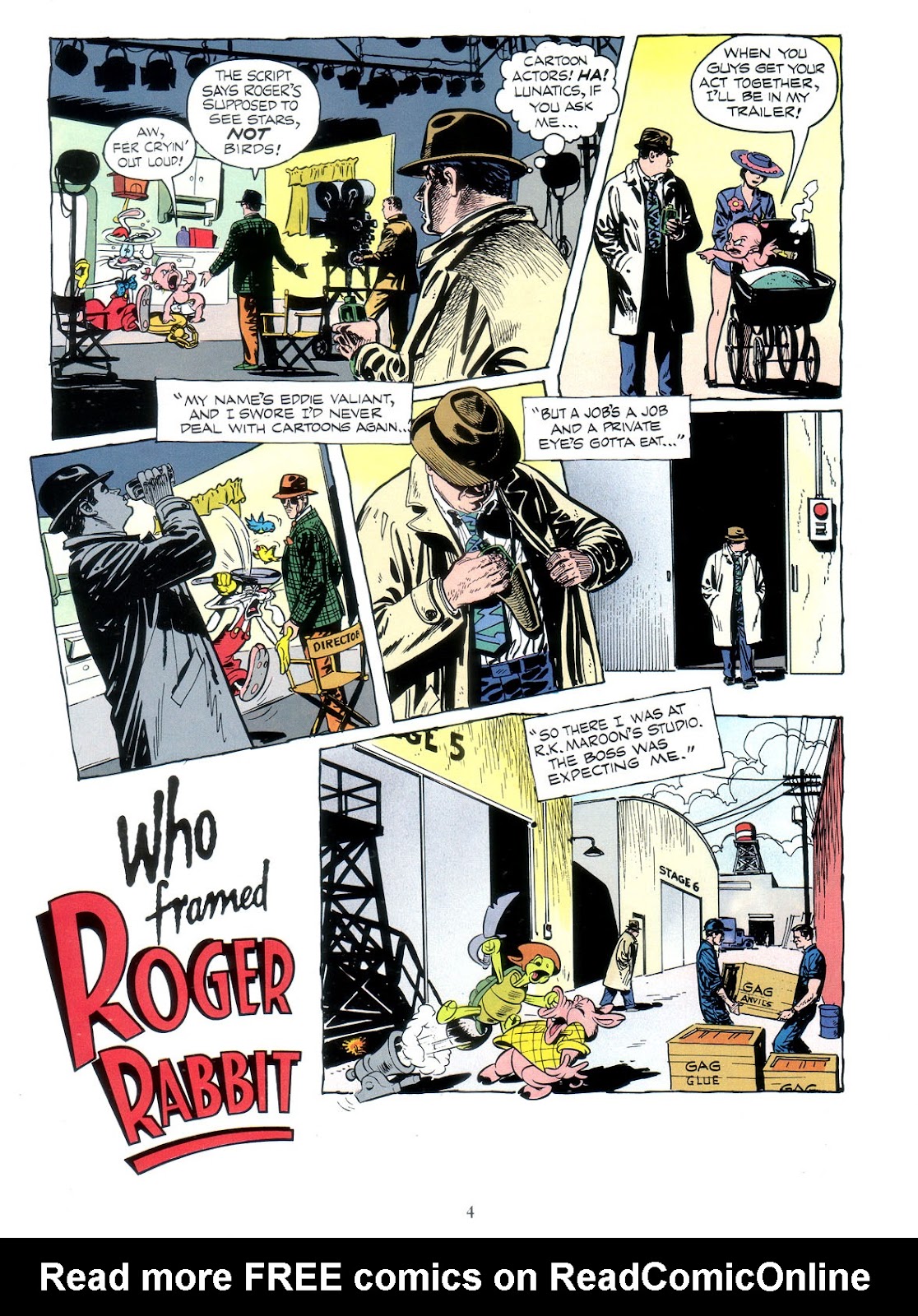 Marvel Graphic Novel issue 41 - Who Framed Roger Rabbit - Page 6