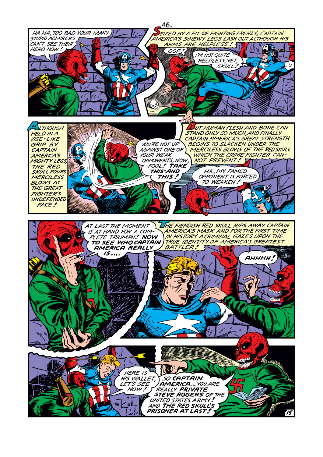 Read online Captain America Comics comic -  Issue #16 - 47