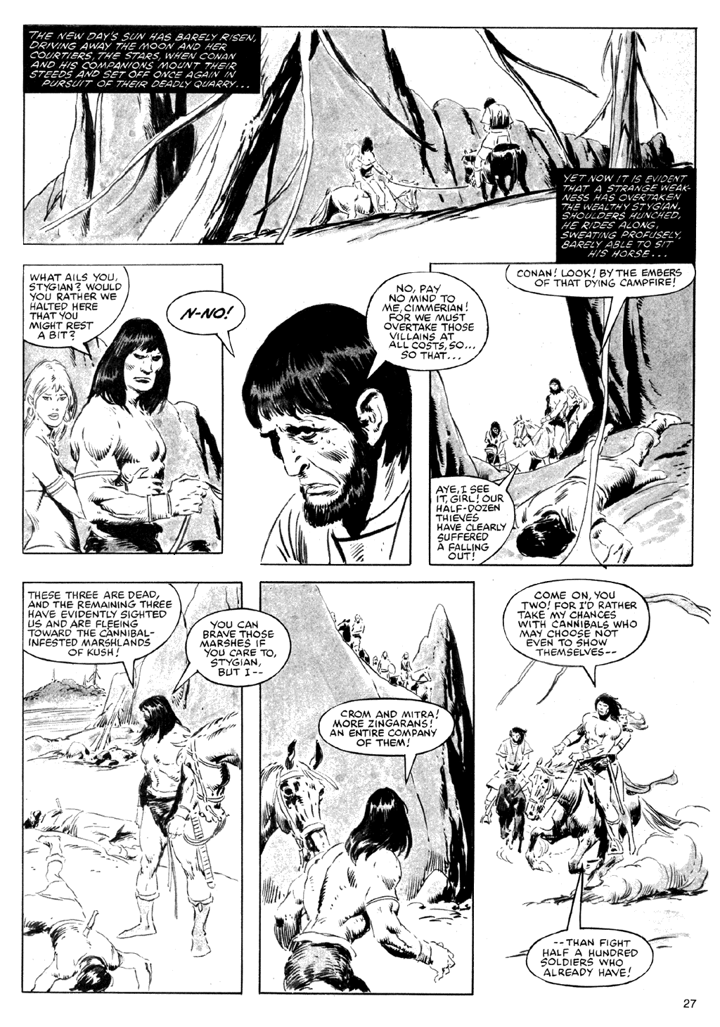 Read online The Savage Sword Of Conan comic -  Issue #73 - 27