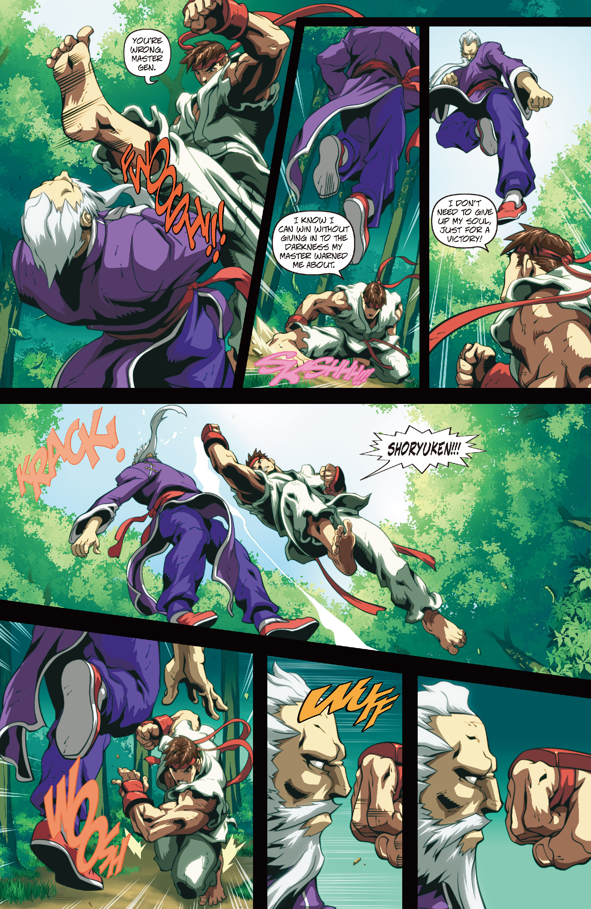 Read online Street Fighter II comic -  Issue #4 - 14