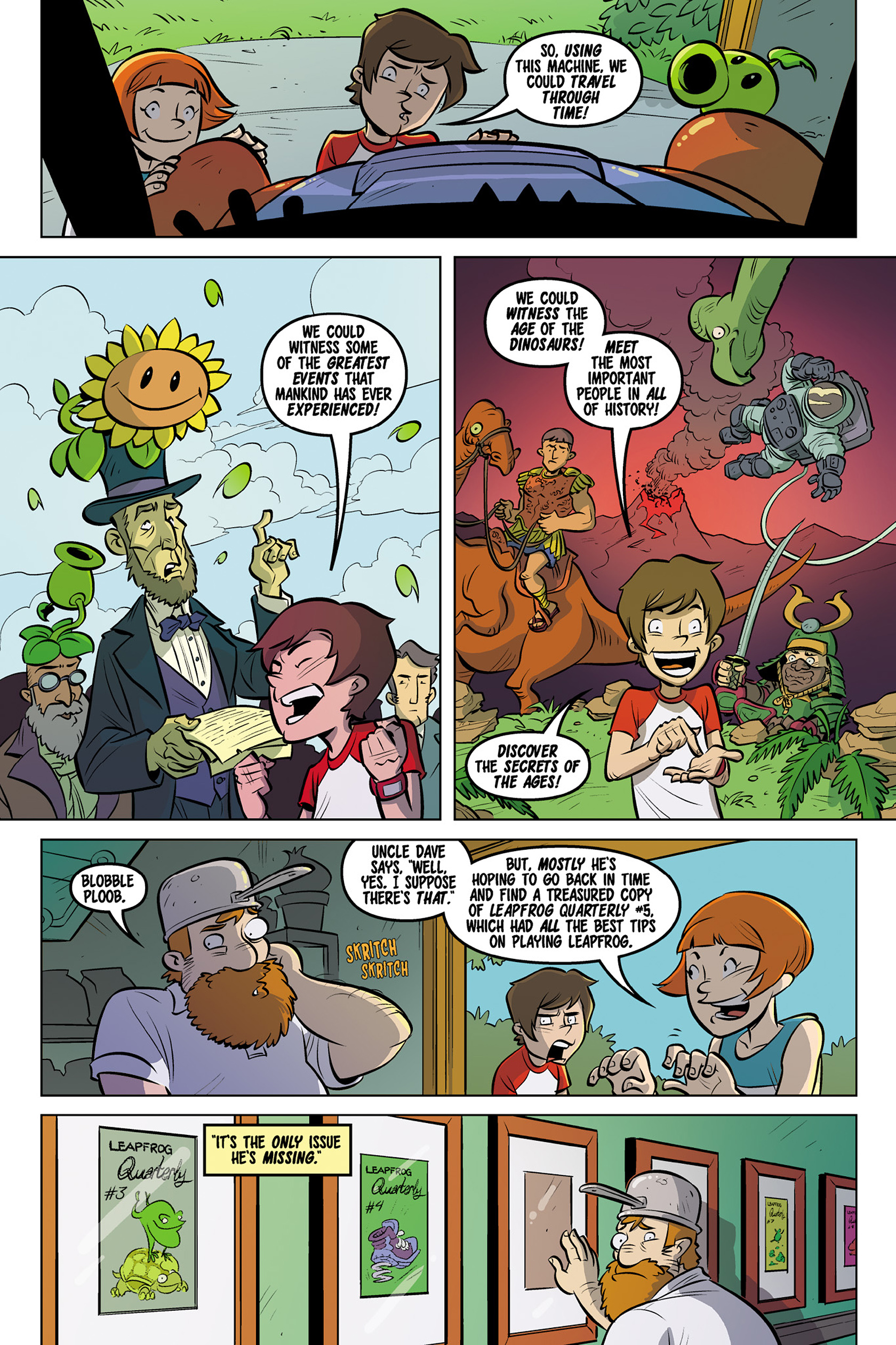 Read online Plants vs. Zombies: Timepocalypse comic -  Issue #1 - 10