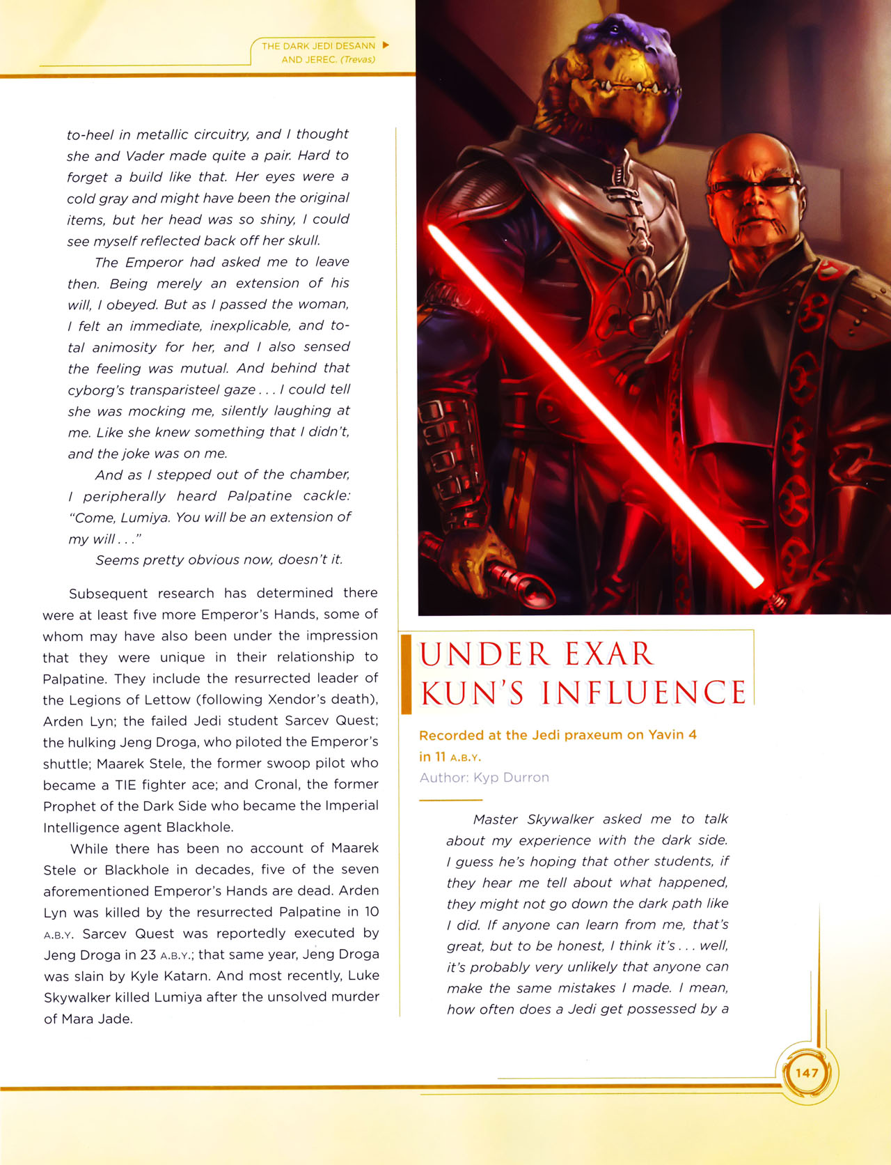 Read online Star Wars: Jedi vs. Sith - The Essential Guide To The Force comic -  Issue # TPB (Part 2) - 69