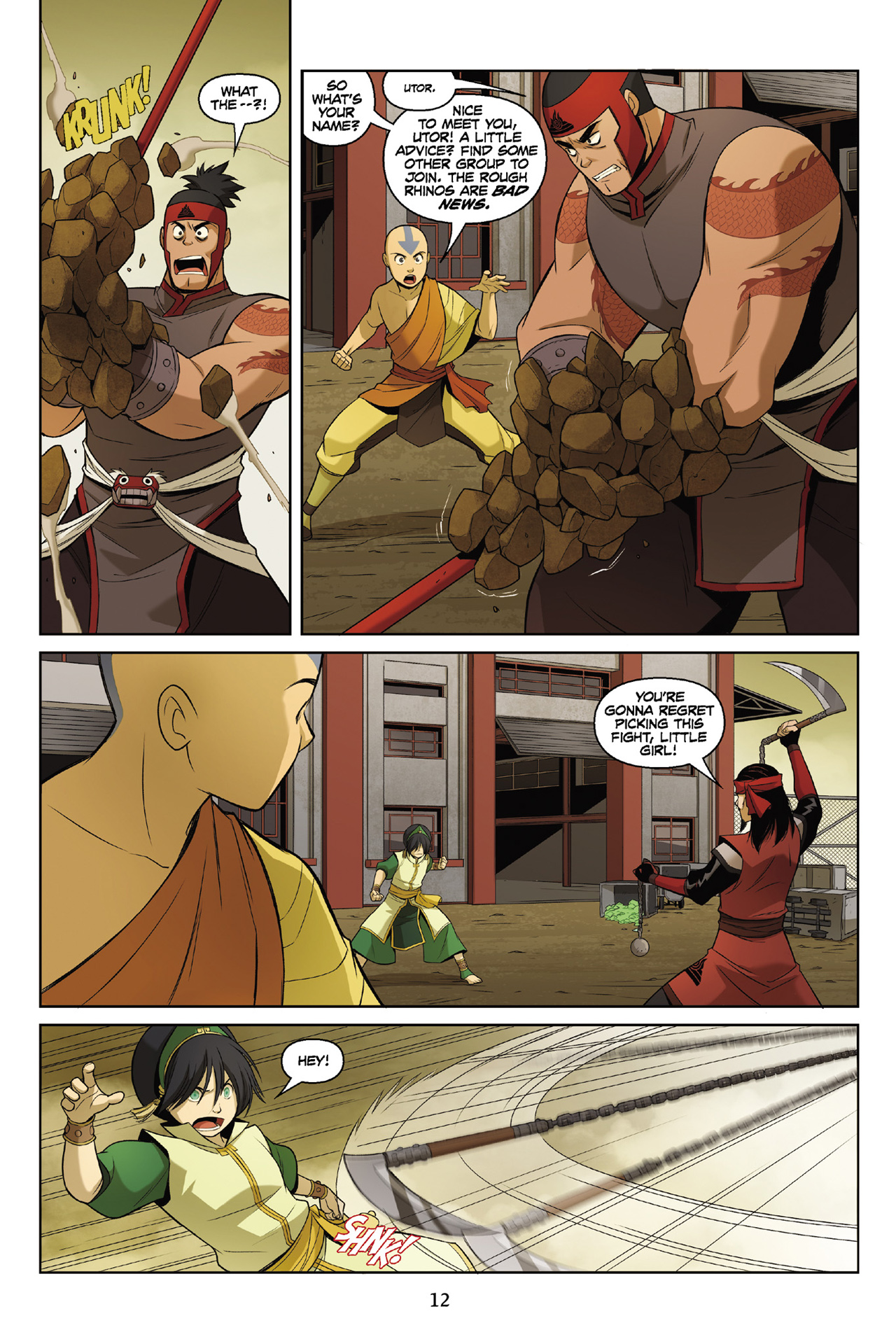 Read online Nickelodeon Avatar: The Last Airbender - The Rift comic -  Issue # Part 2 - 13