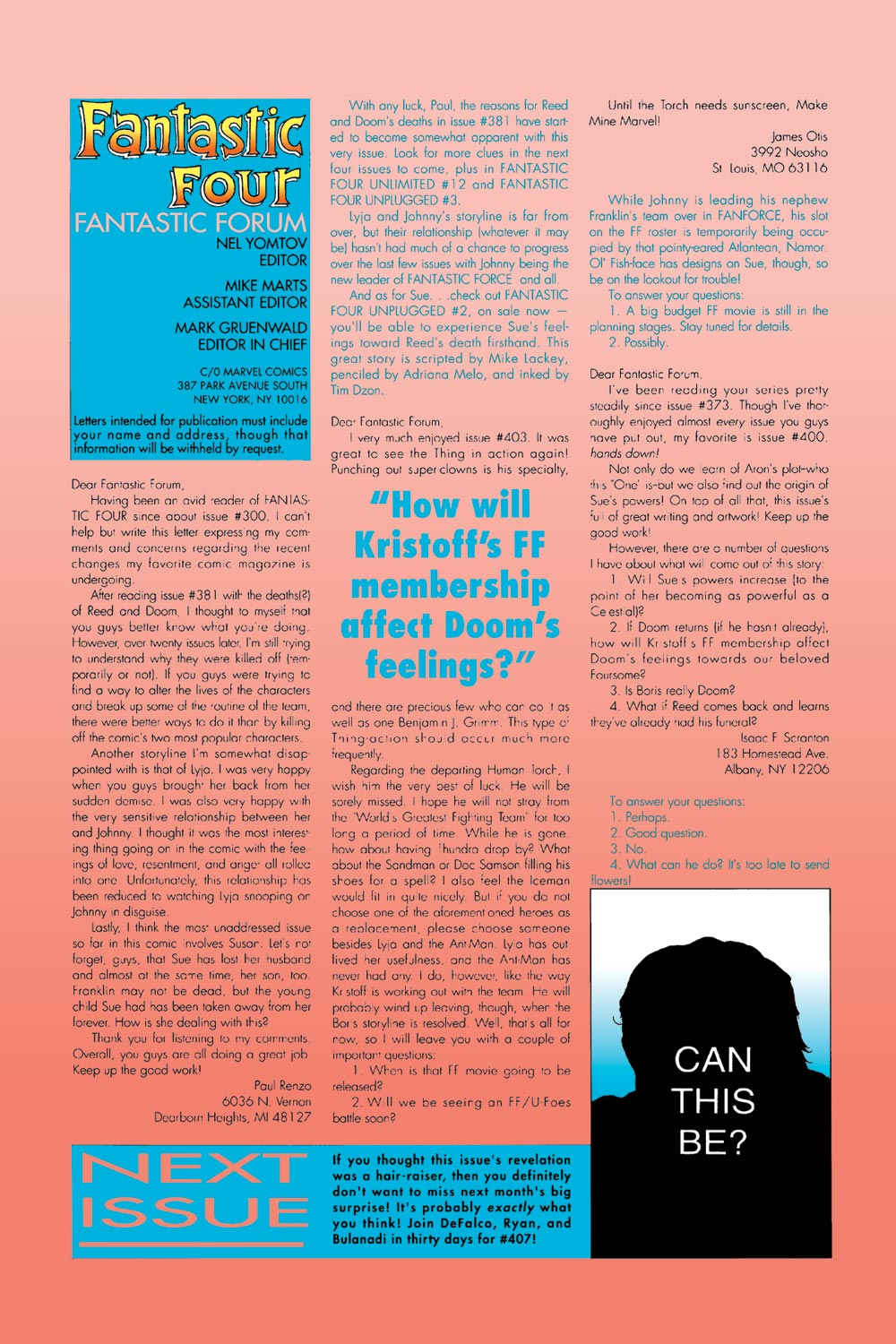 Read online Fantastic Four (1961) comic -  Issue #406 - 24