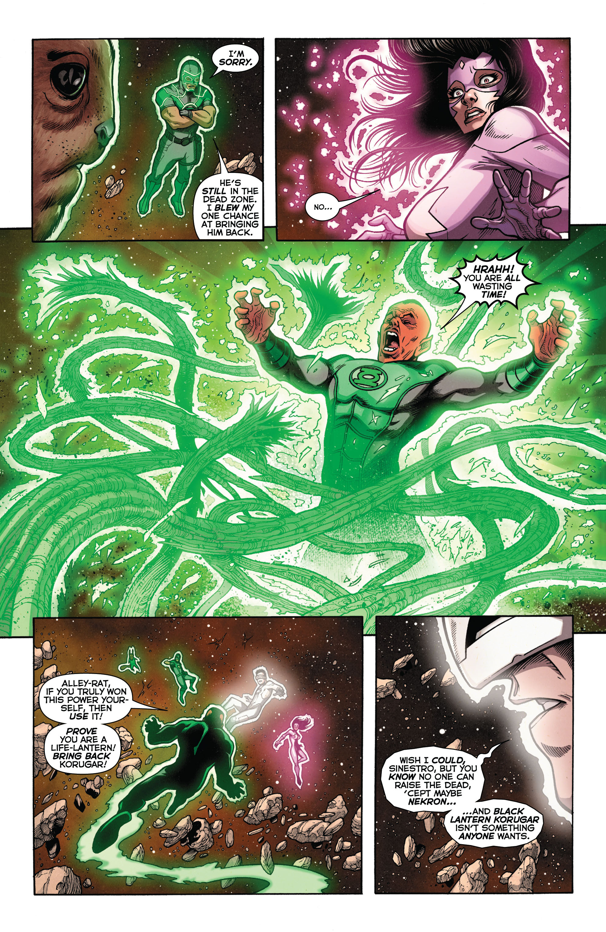 Read online Green Lantern: The Wrath of the First Lantern comic -  Issue # TPB - 224